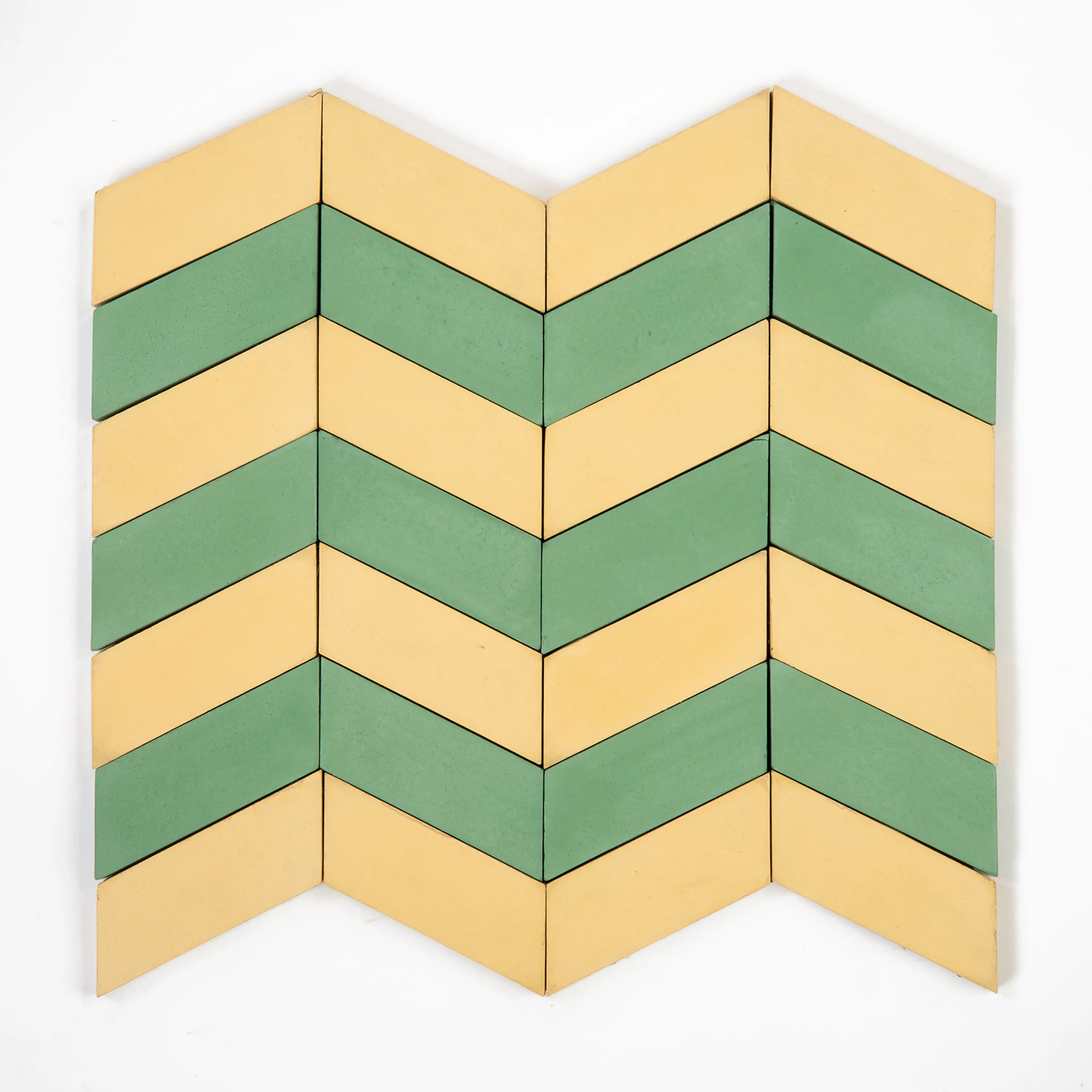 Granada Tile - Long-Chevron-Waves-yellow-pine