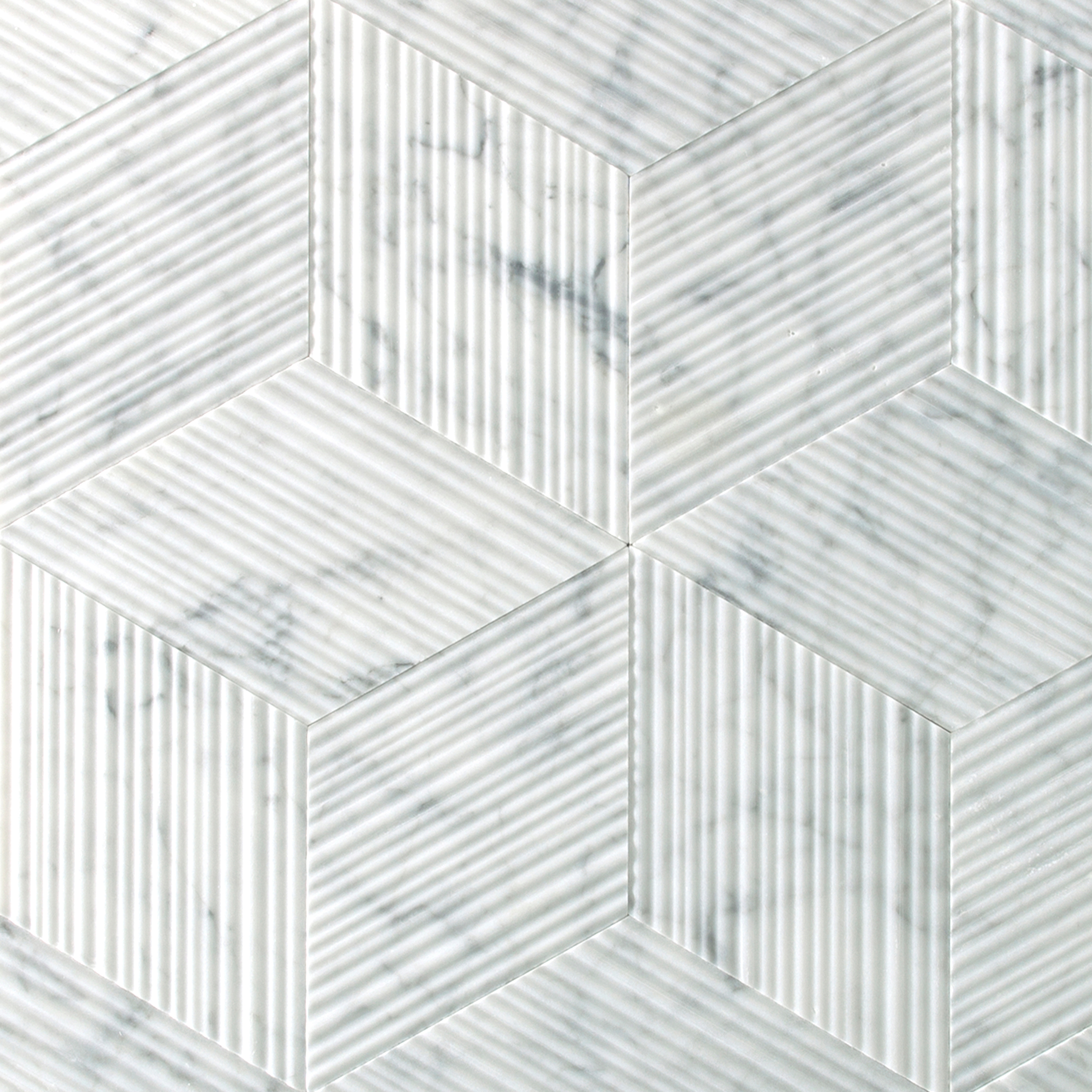 Display product Romboo Bianco Carrara from manufacturer Salvatori