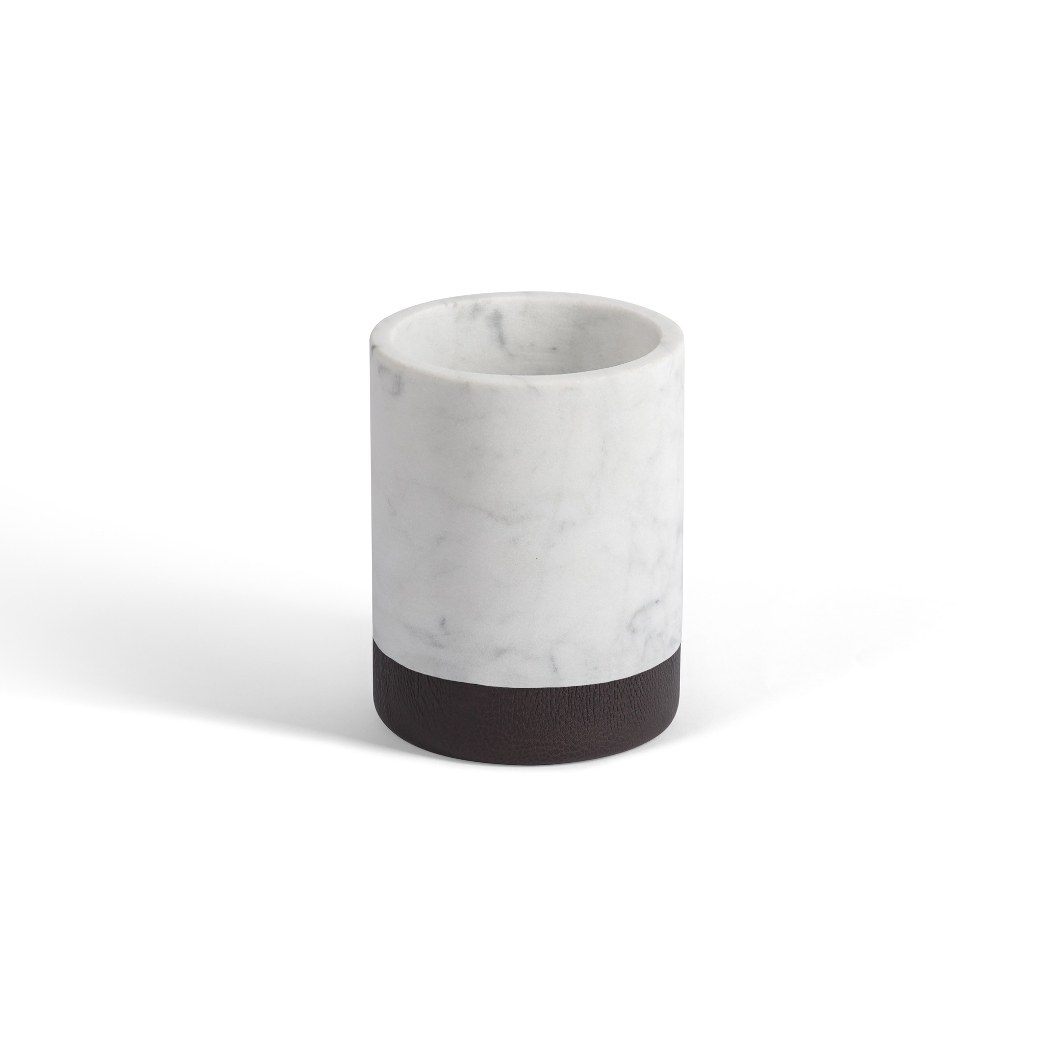 Mostra il prodotto Lui&Lei Porta Candele - Ø10 x h13 cm - Bianco Carrara del produttore Salvatori