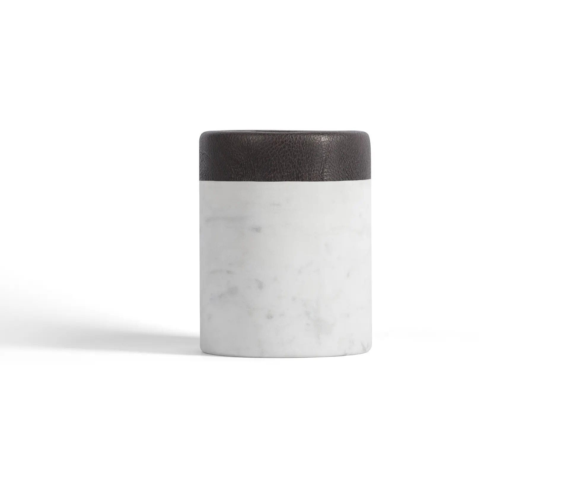 Salvatori - Lui&Lei pen holder - Ø10 x h13 cm - Bianco Carrara