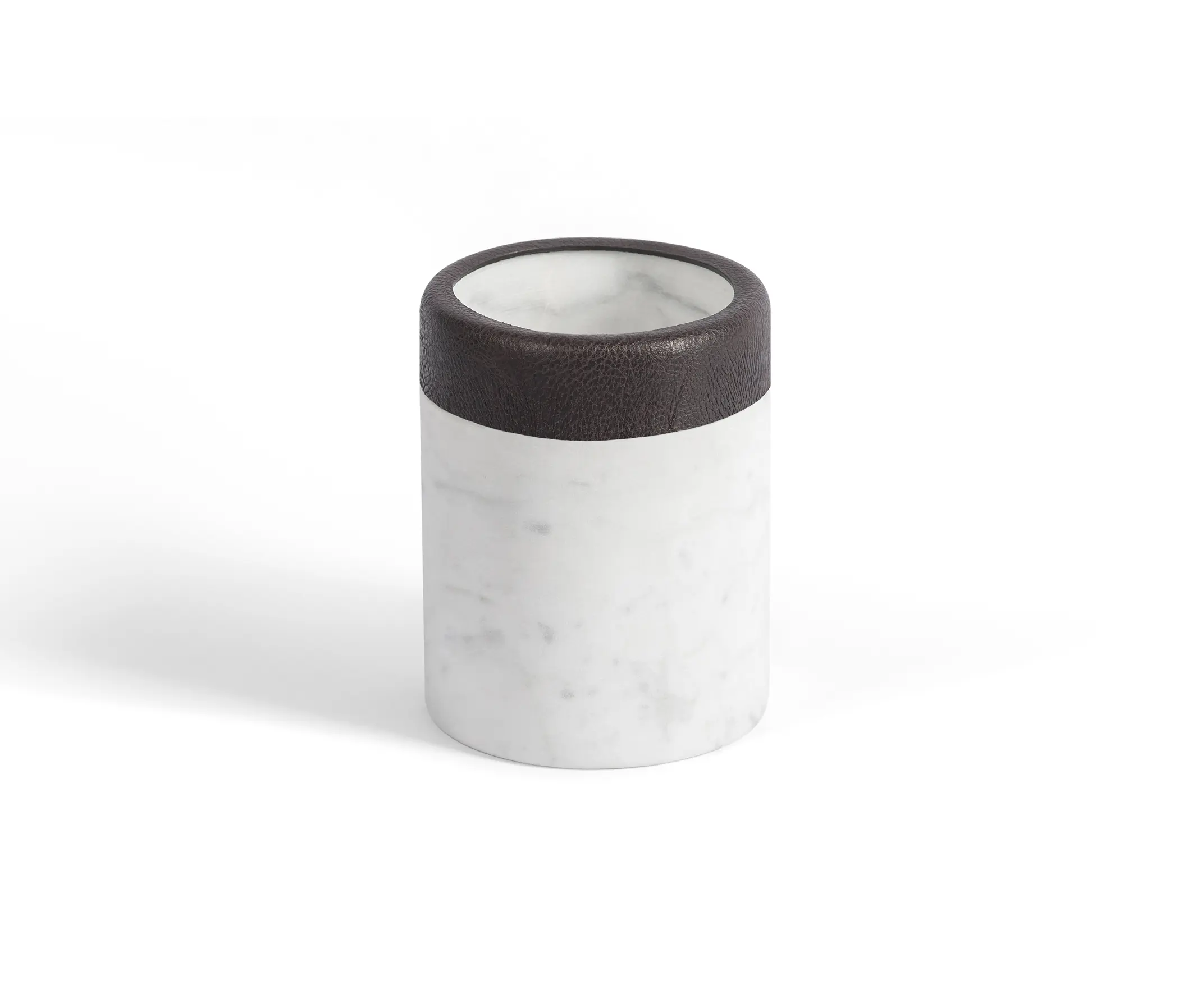 Salvatori - Lui&Lei pen holder - Ø10 x h13 cm - Bianco Carrara