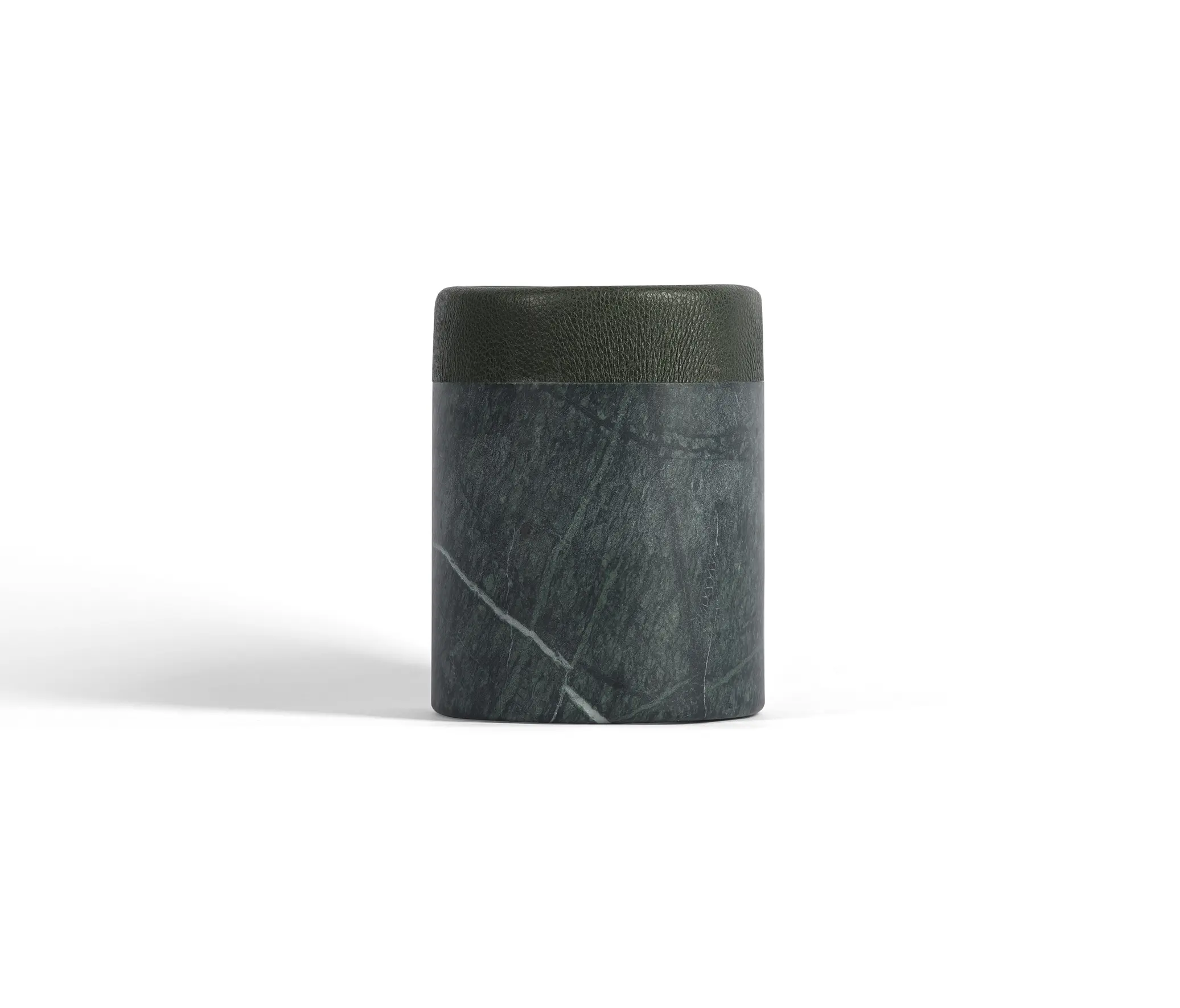 Salvatori - Lui&Lei pen holder - Ø10 x h13 cm - Verde Alpi