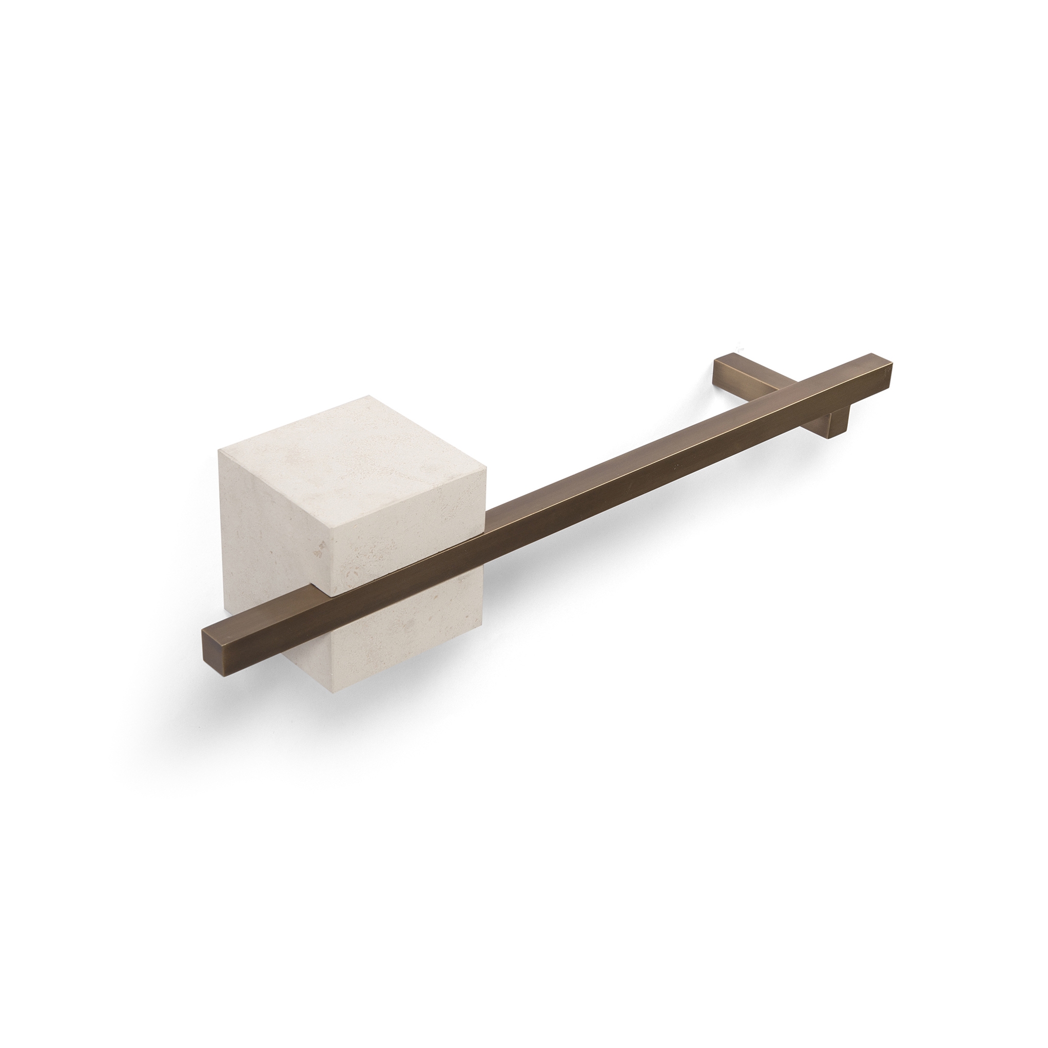 TABL-EAU Robe hook 40 x 8 - Crema d'Orcia