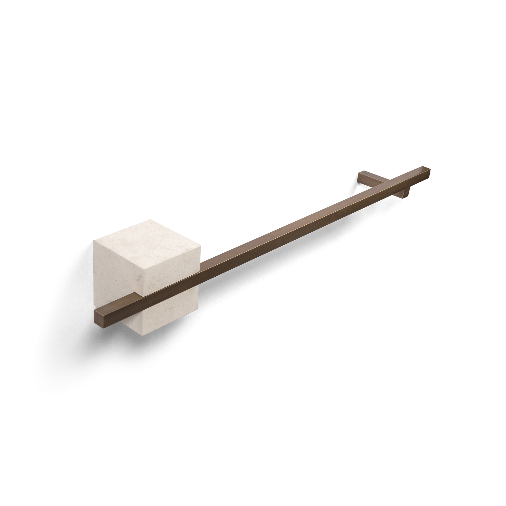 TABL-EAU Robe hook 60 x 8 - Crema d'Orcia