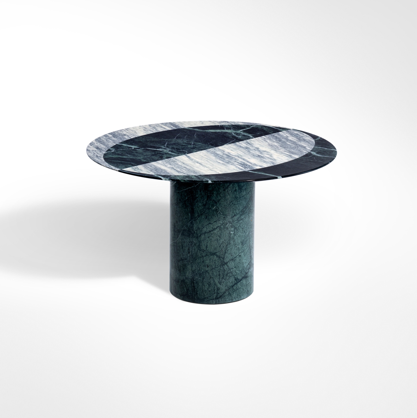 Proiezioni Coffee Table Verde Alpi / Cipollino Ø60 h35 without inlay