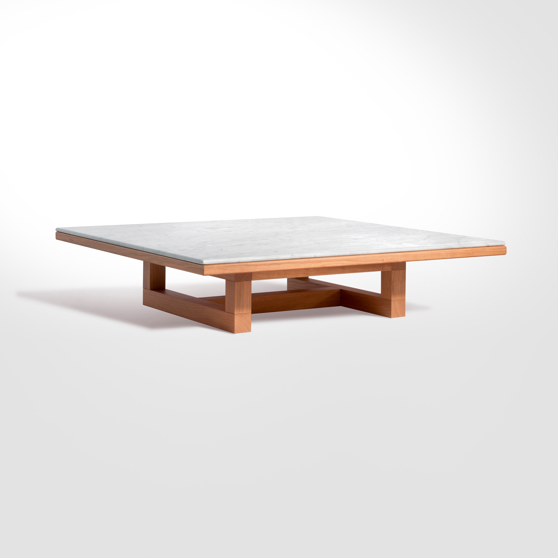 Produkt Span - Coffee table 113 x 113 x h26 cm Bianco Carrara des Herstellers Salvatori anzeigen