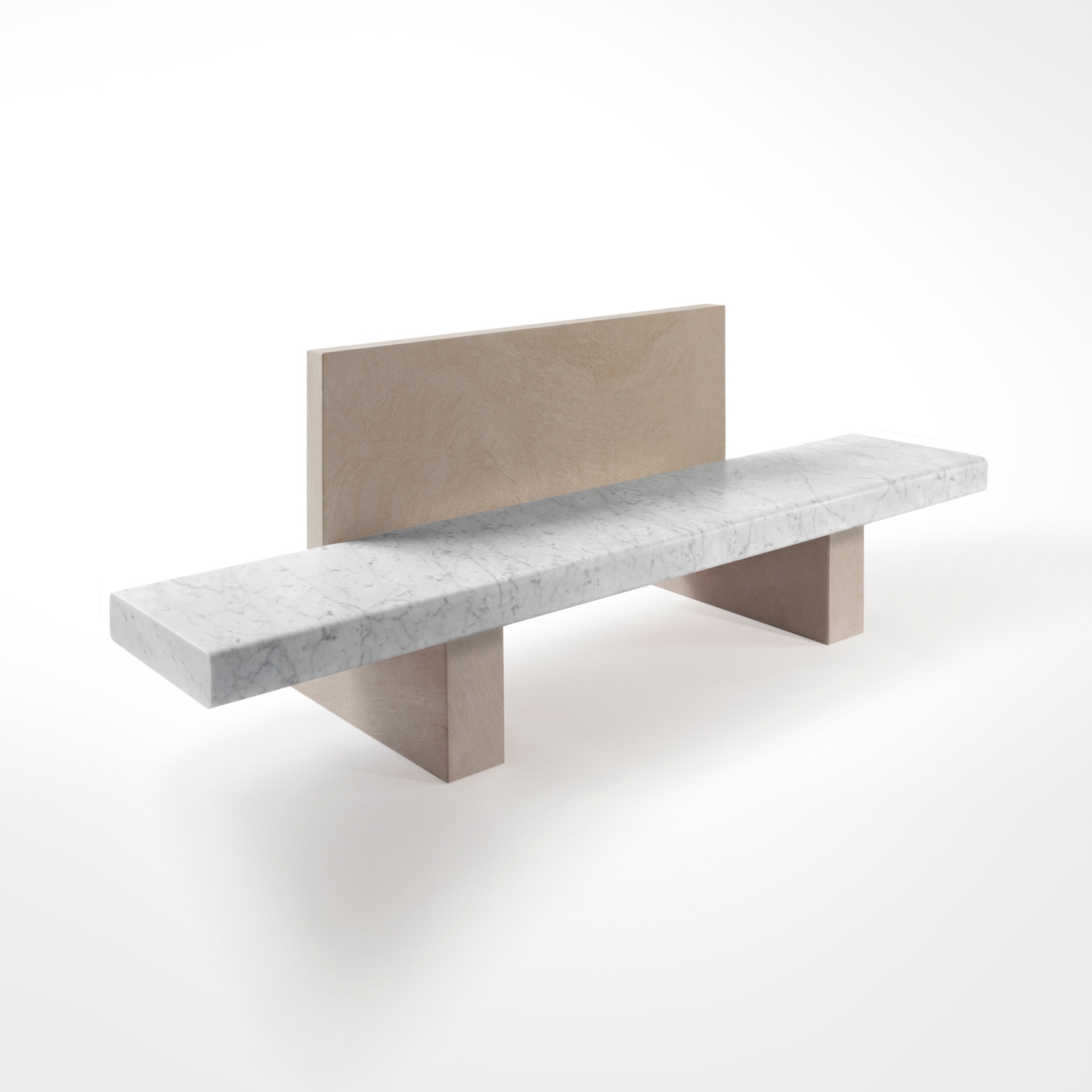 Vertoon produk Span Outdoor Bench with Back Support 240 x 72.5 x h 80 cm van vervaardiger Salvatori