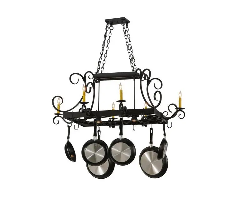 2nd Ave Lighting - Caiden 6 LT Pot Rack