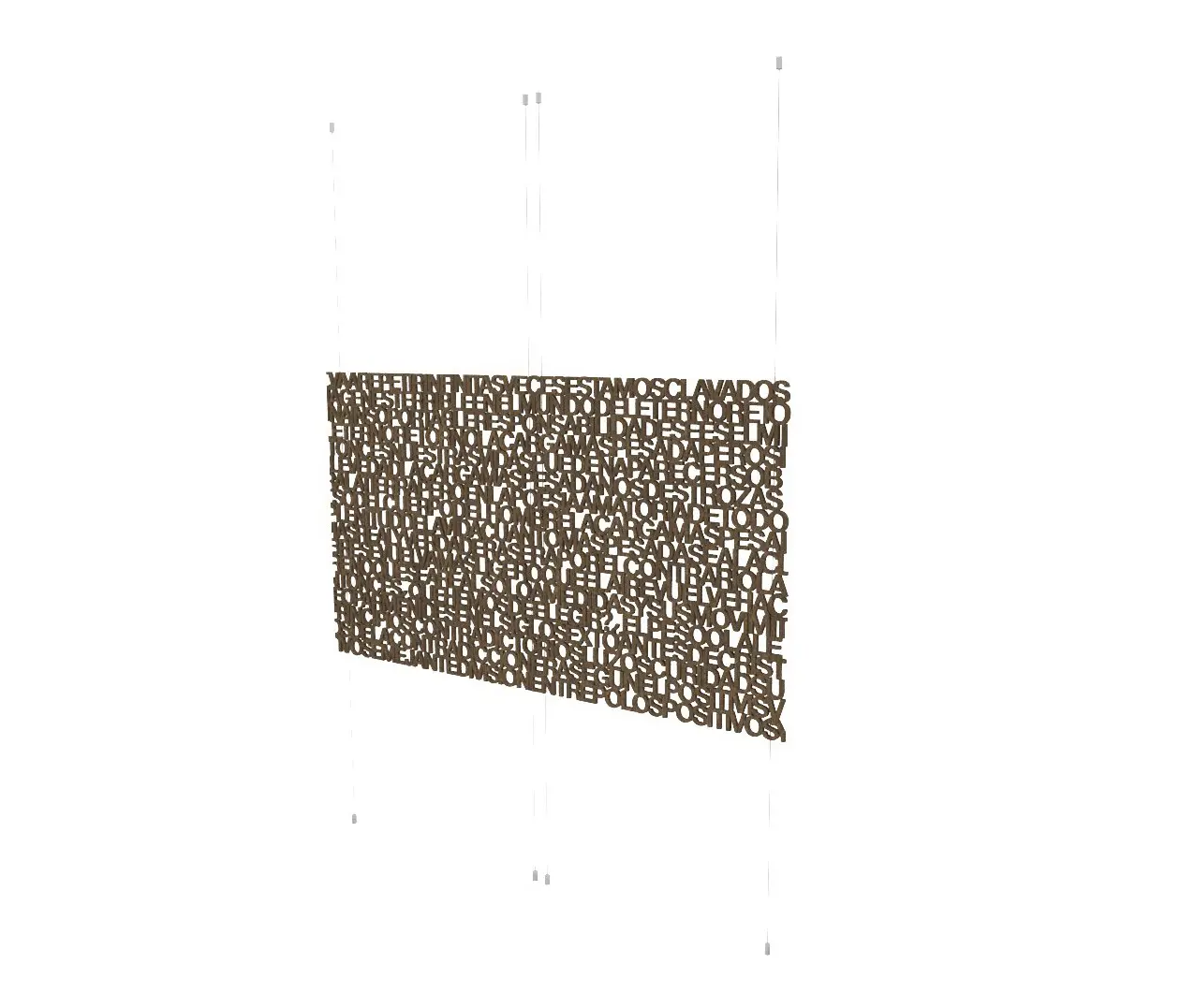 Piegatto - Geometric screens | text screen