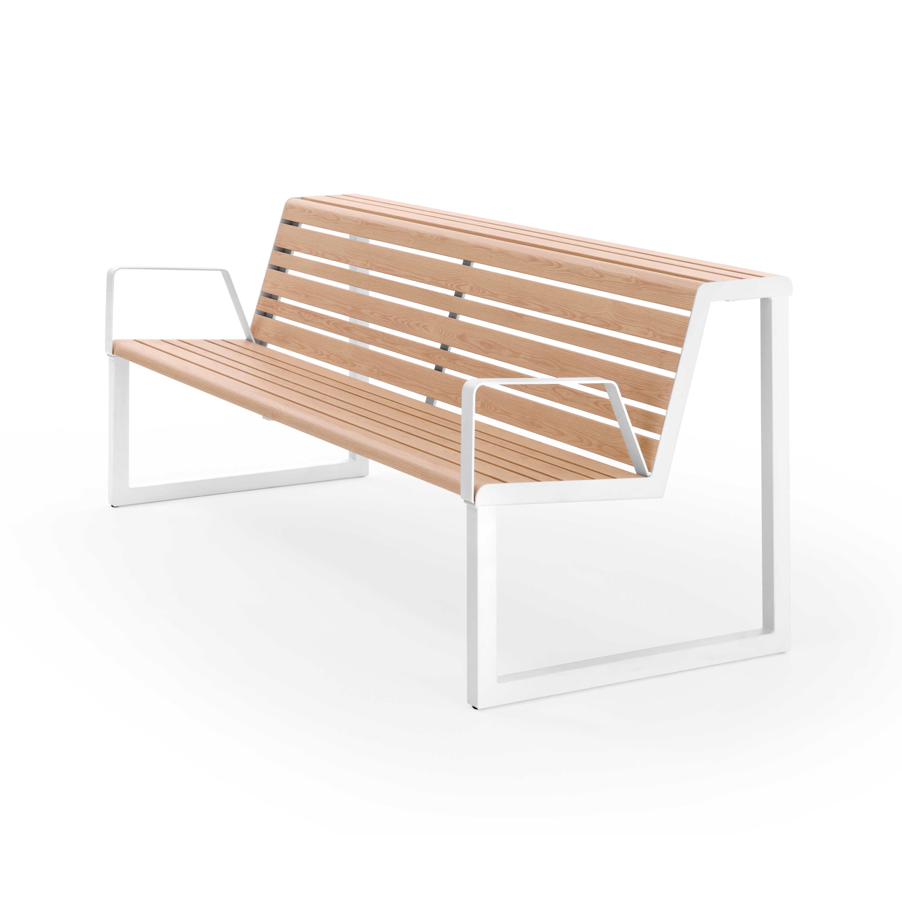 Display product VENTIQUATTRORE.H24 DOUBLE SEAT WITH BACKREST from manufacturer Urbantime