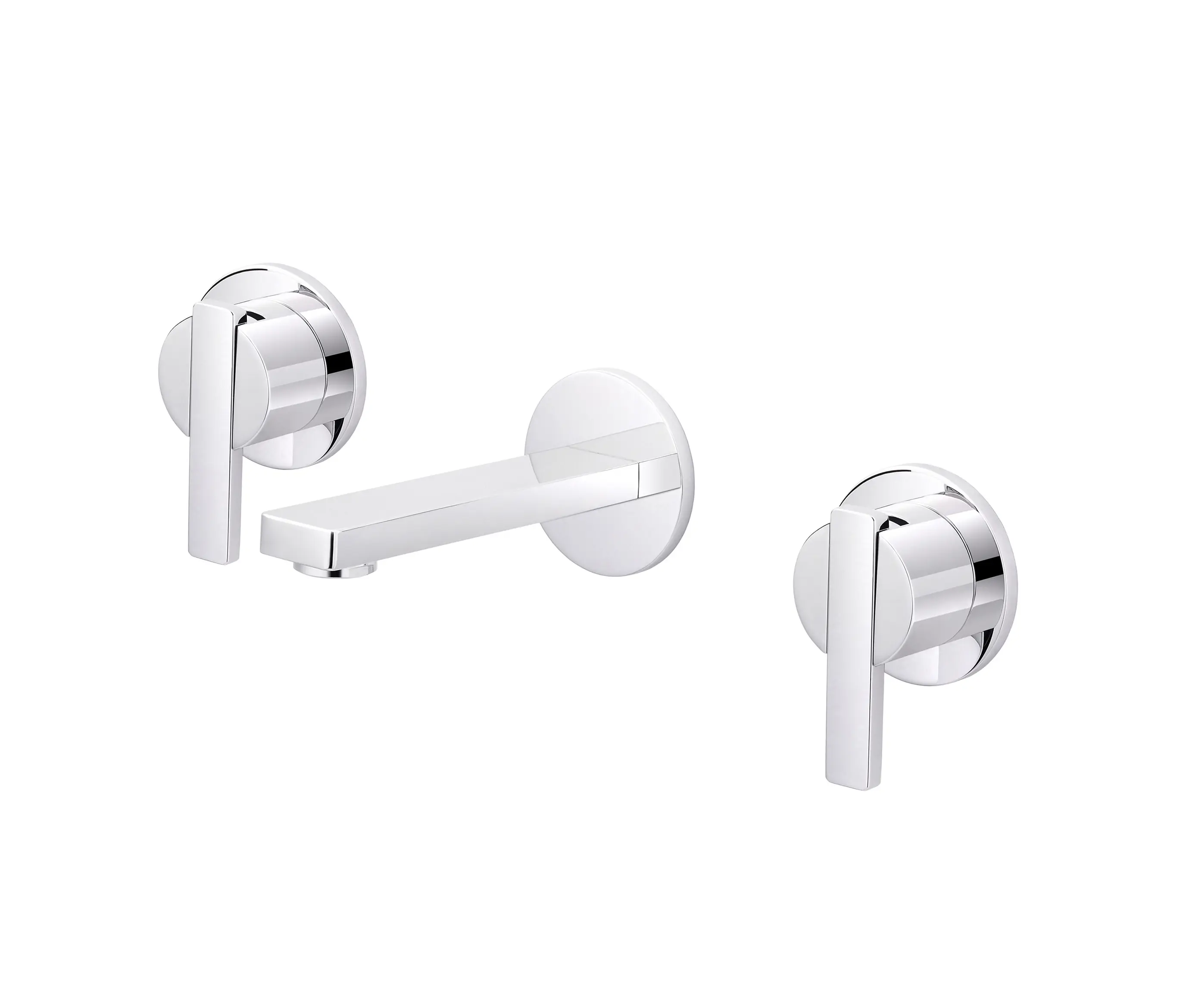 rvb - Line | 3-hole wall-mounted sink mixer