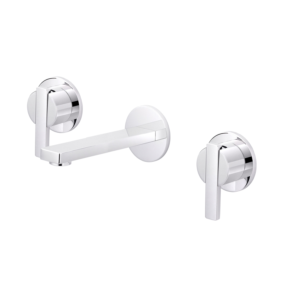 Display product Line | 3-hole wall-mounted sink mixer, long spout from manufacturer rvb