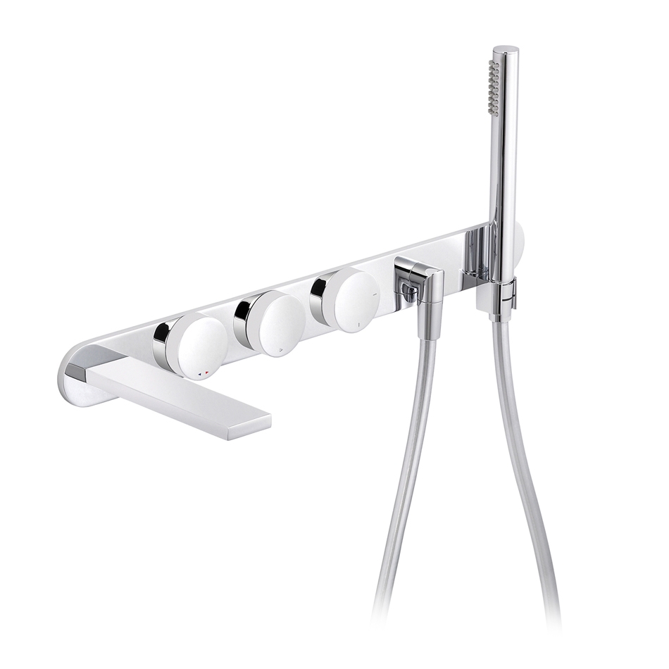 Afficher le produit Tune | Batterie bain-douche murale, cascade du fabricant rvb