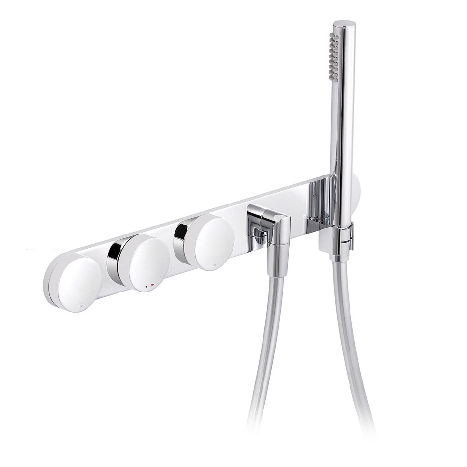 Display product Tune | Concealed shower thermostat with hand shower from manufacturer rvb