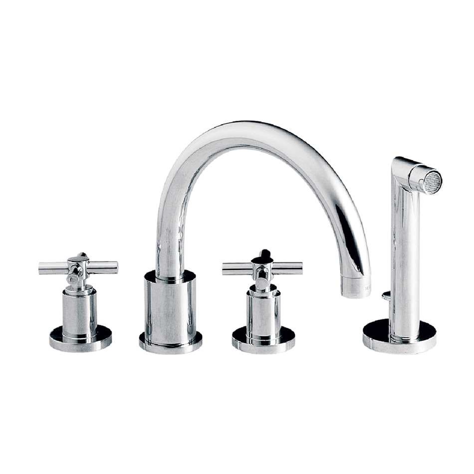 Mostrar el producto Sully | 4-hole bath and shower set, handshower del fabricante rvb