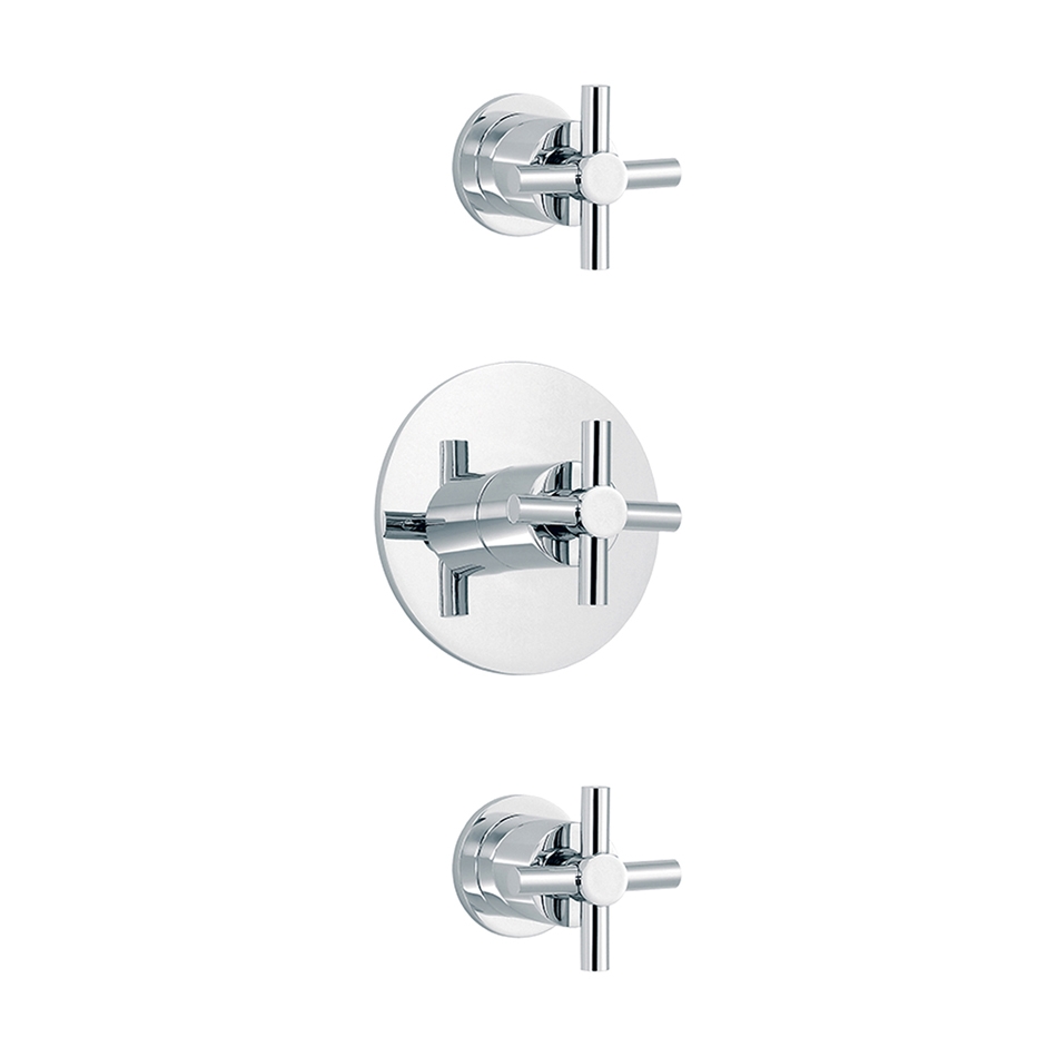 Produkt Sully | Thermostat-Set für Wandeinbau und 2 Absperrhähne des Herstellers rvb anzeigen