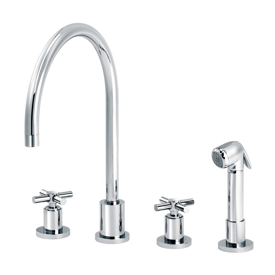 Display product Sully | 3-hole kitchen mixer, handshower from manufacturer rvb
