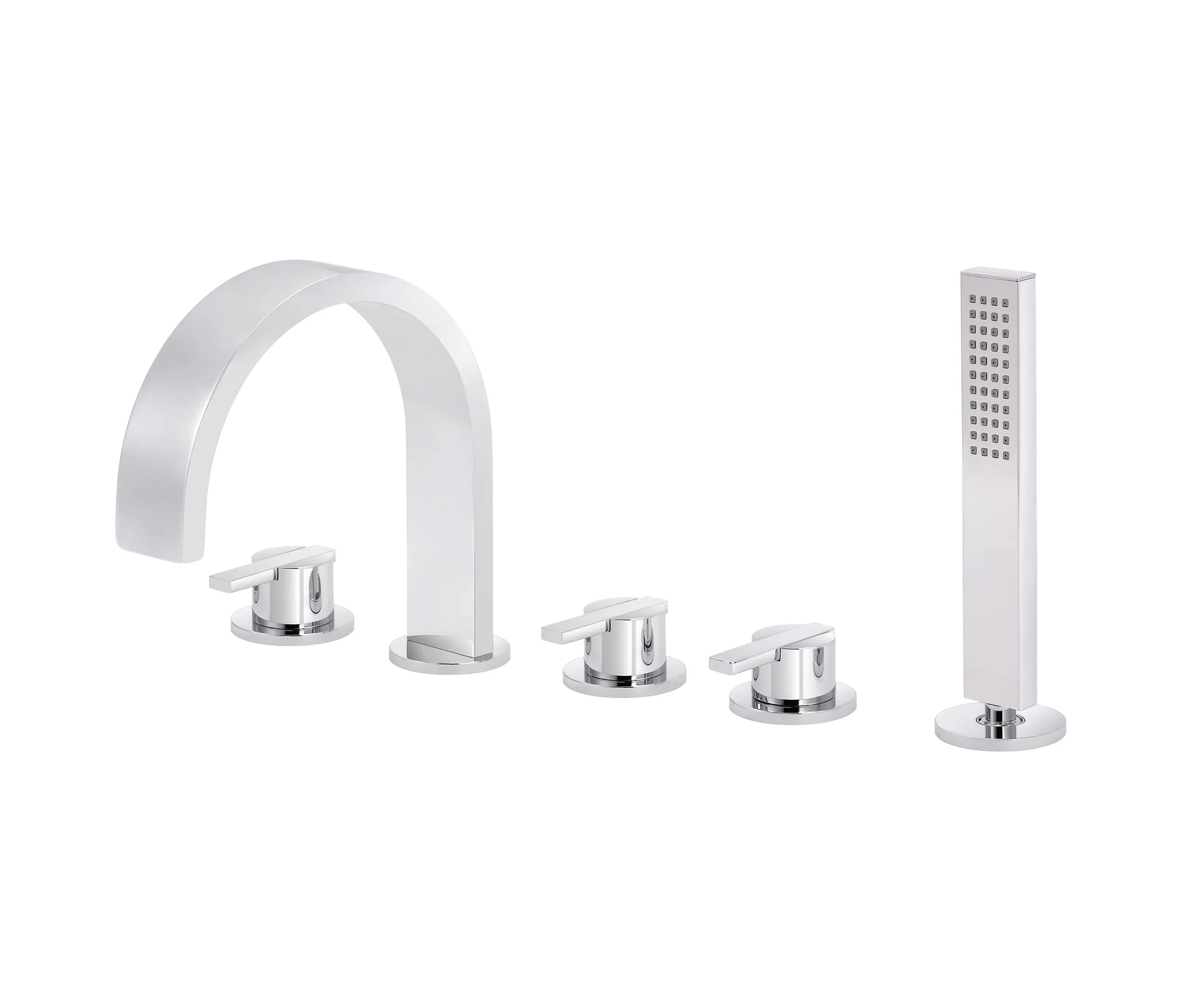 rvb - Line | 5-hole bath and shower set, handshower