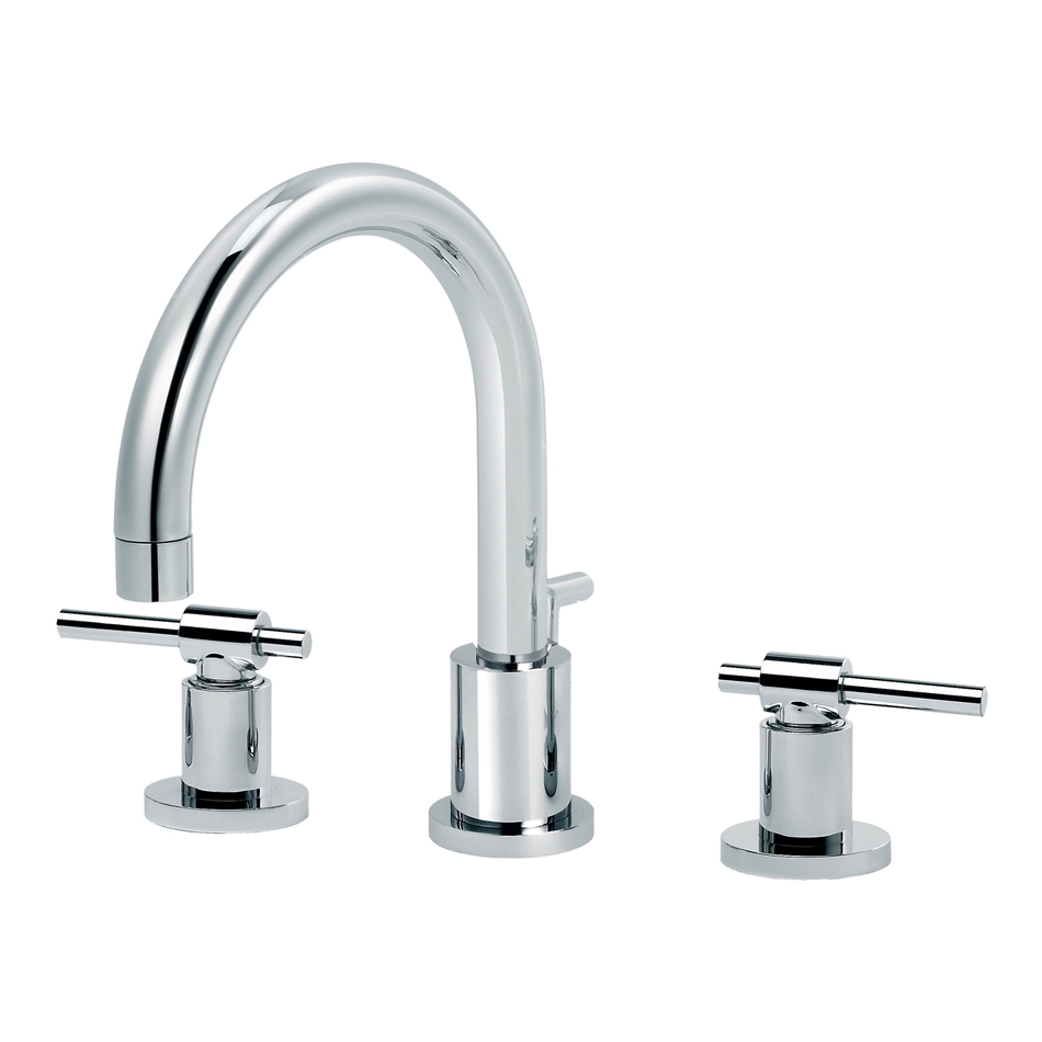 Display product Dynamic | 3-hole sink mixer, great spout from manufacturer rvb
