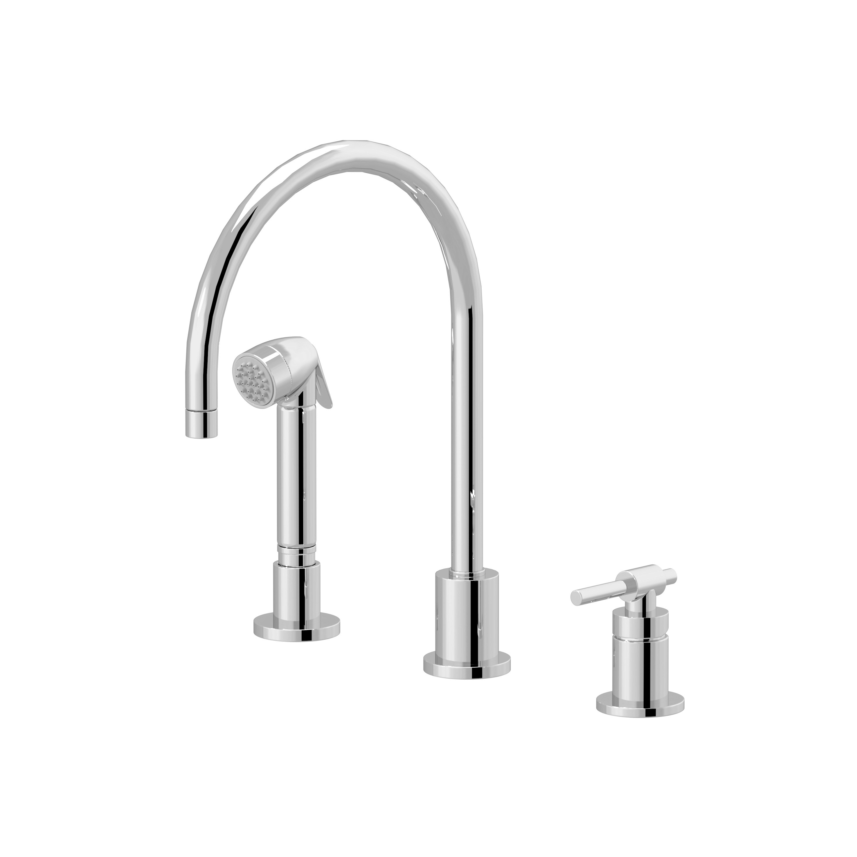 Display product Dynamic | Single-lever kitchen mixer, great spout, handshower from manufacturer rvb