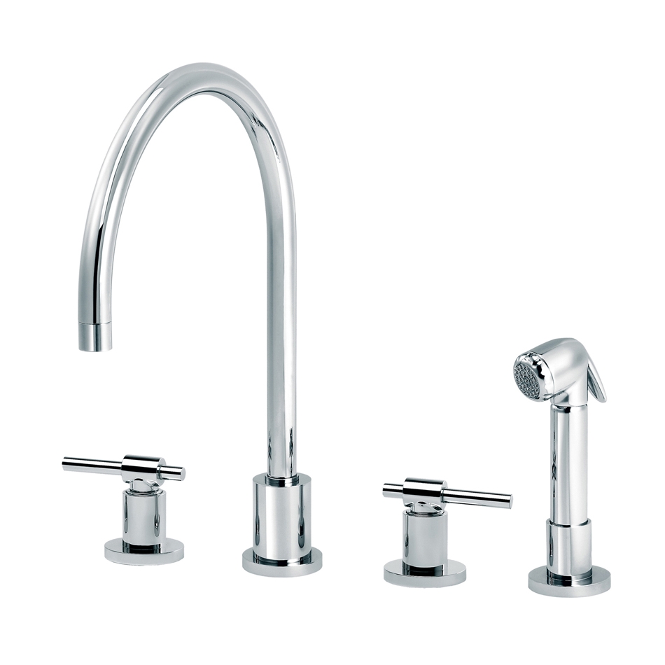 Display product Dynamic | 3-hole kitchen mixer, handshower from manufacturer rvb