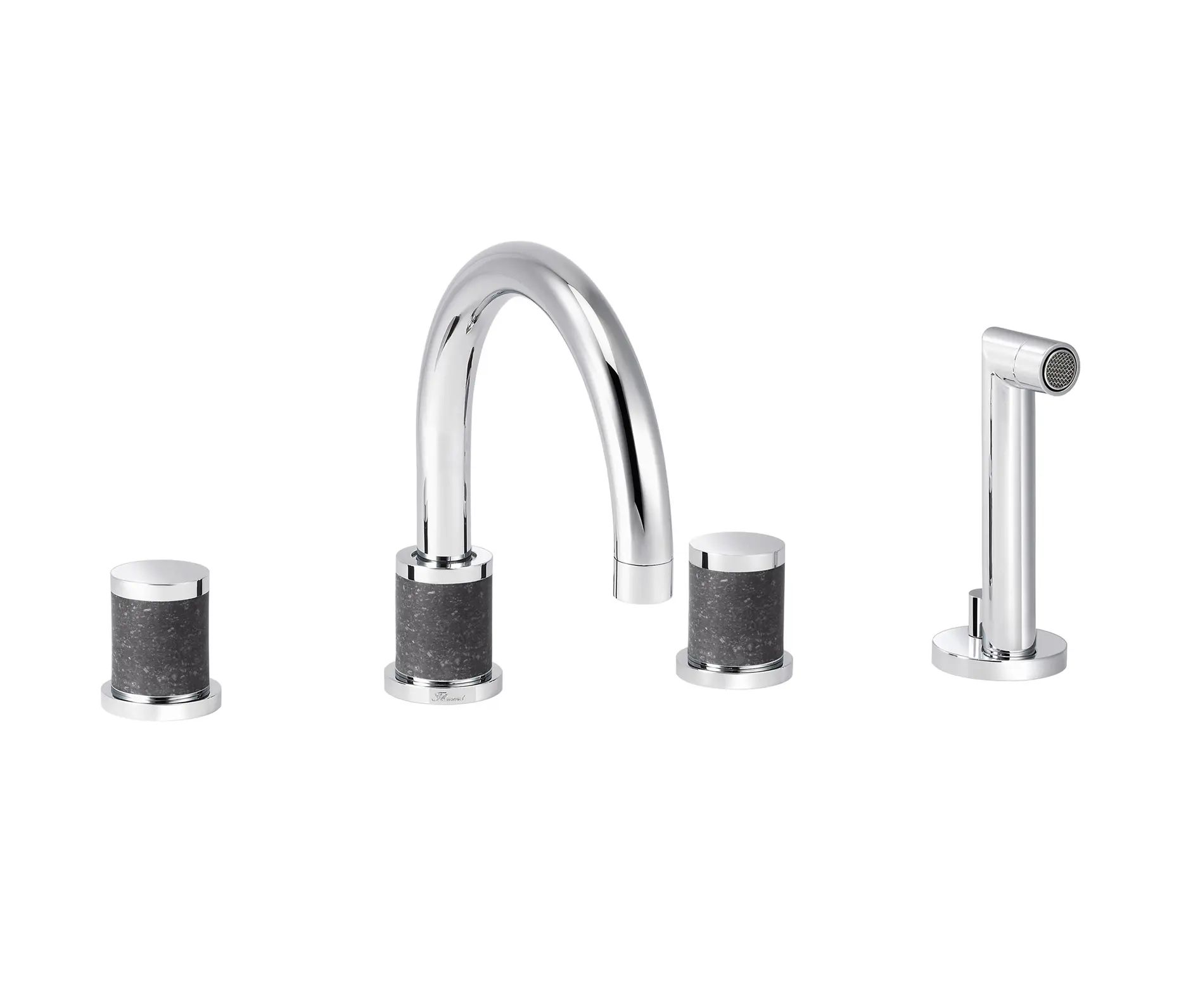 rvb - Flamant Docks | 4-hole bath and shower set, handshower