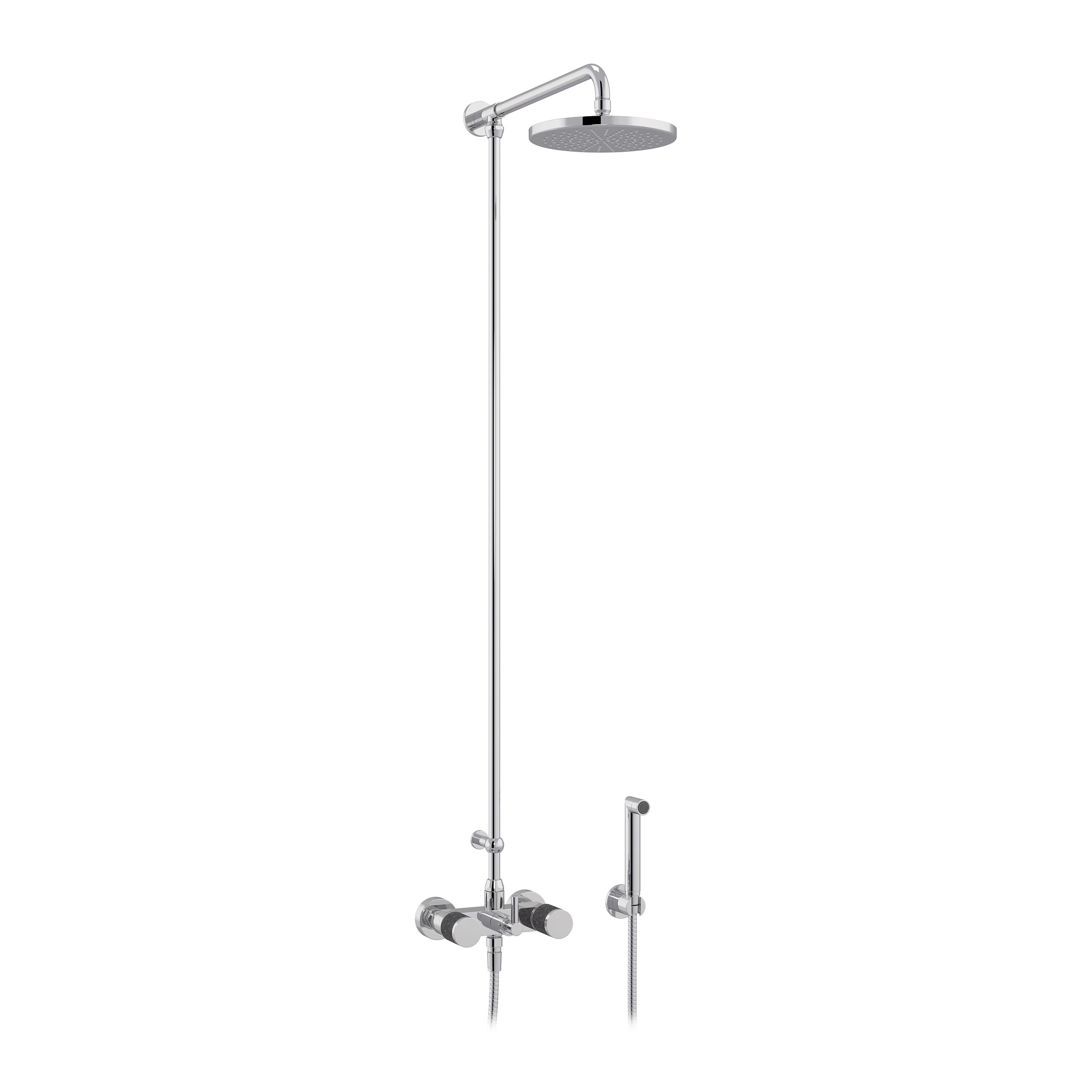 Display product Flamant Docks | Set shower mixer, Ø200mm and handshower from manufacturer rvb