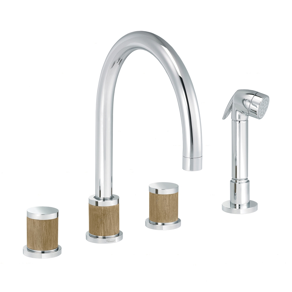 Display product Flamant Docks | 3-hole kitchen mixer, handshower from manufacturer rvb
