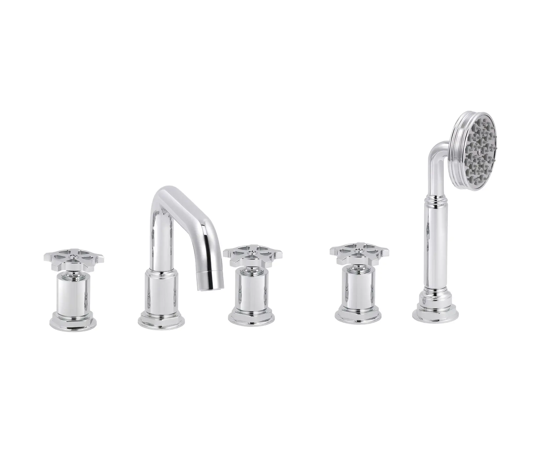 rvb - Flamant Factory | 5-hole bath and shower set, handshower