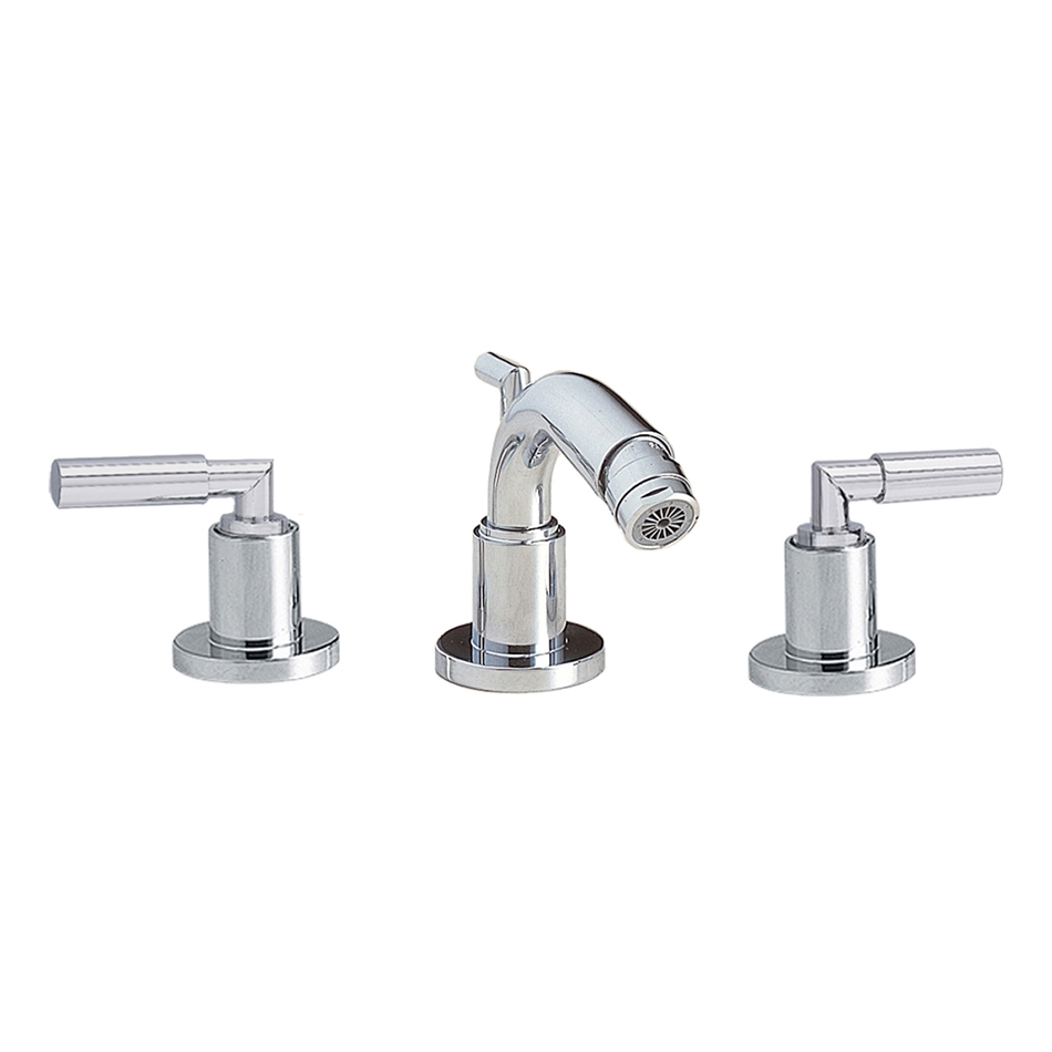 Display product Cliff | 3-hole bidet mixer, with waste from manufacturer rvb