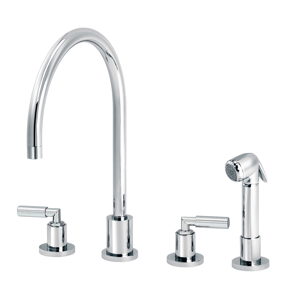 Mostra il prodotto Cliff | 3-hole kitchen mixer, handshower del produttore rvb