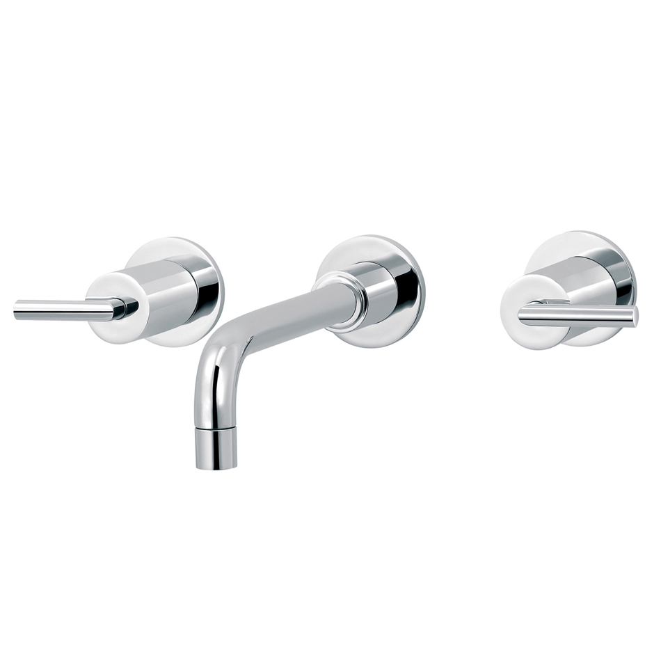 Display product Fun | 3-hole wall-mounted sink mixer from manufacturer rvb