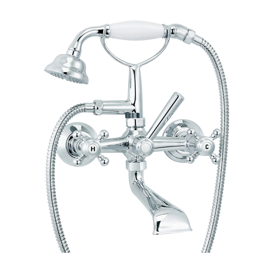 Mostra il prodotto 1920-1921 | Bath shower mixer, long spout, high fork del produttore rvb