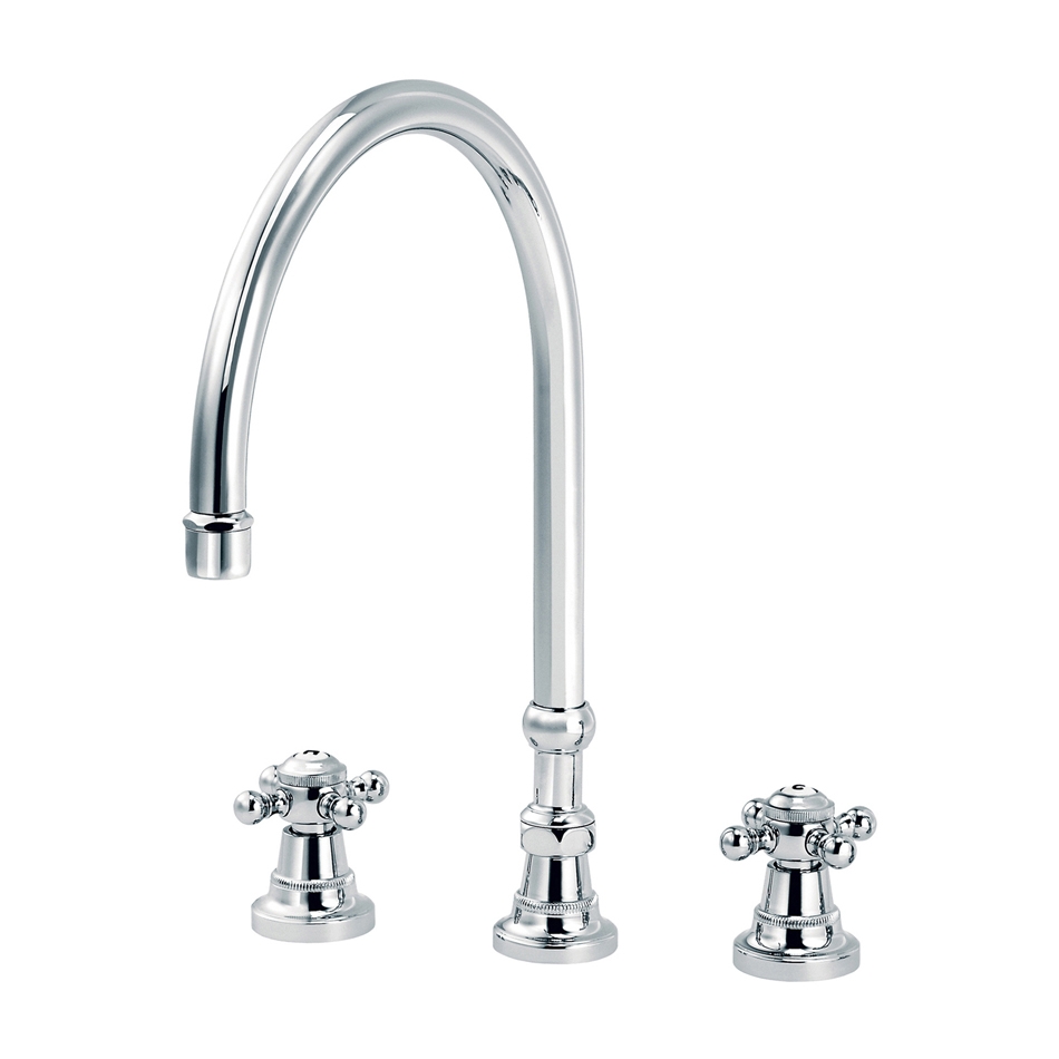 Display product 1920-1921 | 3-hole kitchen mixer, great spout from manufacturer rvb