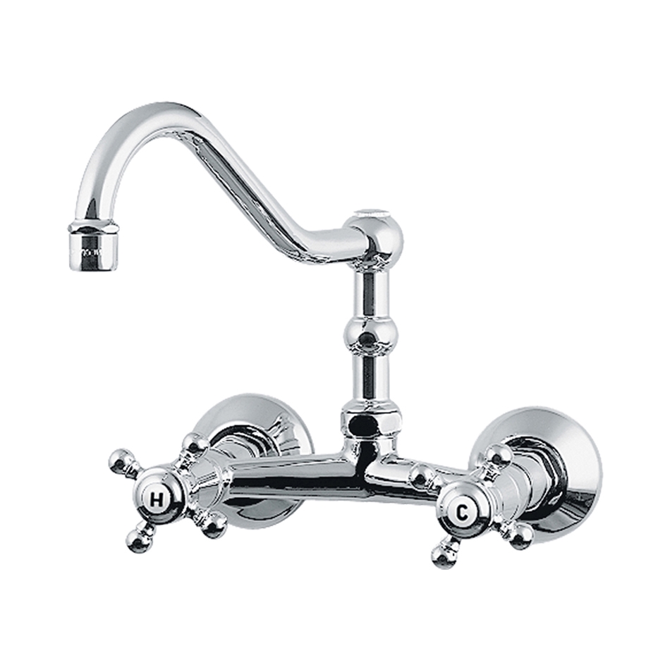 Display product 1920-1921 | Wall-mounted kitchen mixer, spout above from manufacturer rvb
