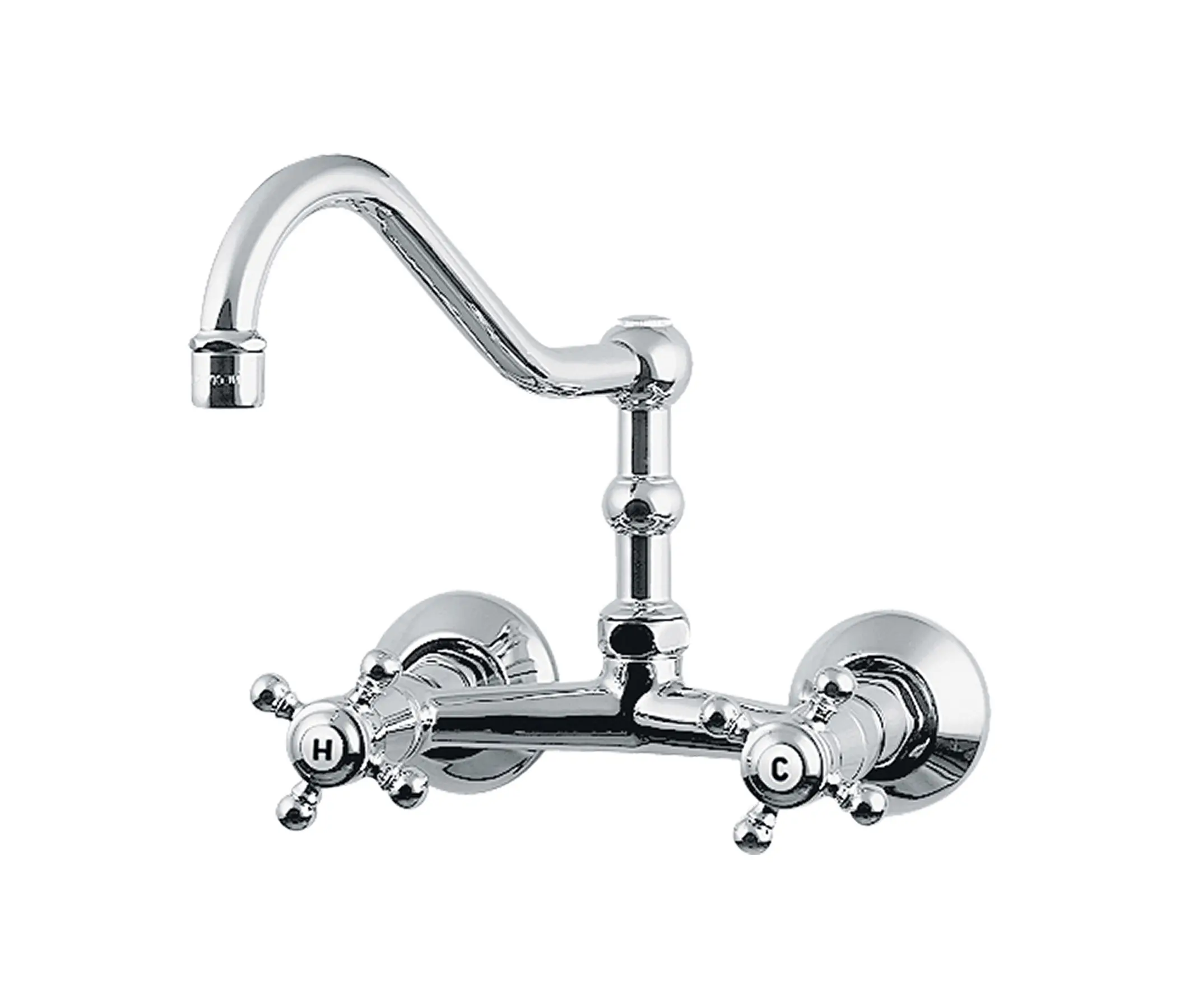 rvb - 1920-1921 | Wall-mounted kitchen mixer, spout above