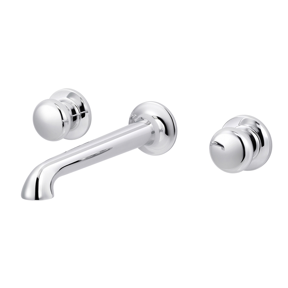Display product Deville | 3-hole wall-mounted sink mixer, Cotton spout from manufacturer rvb