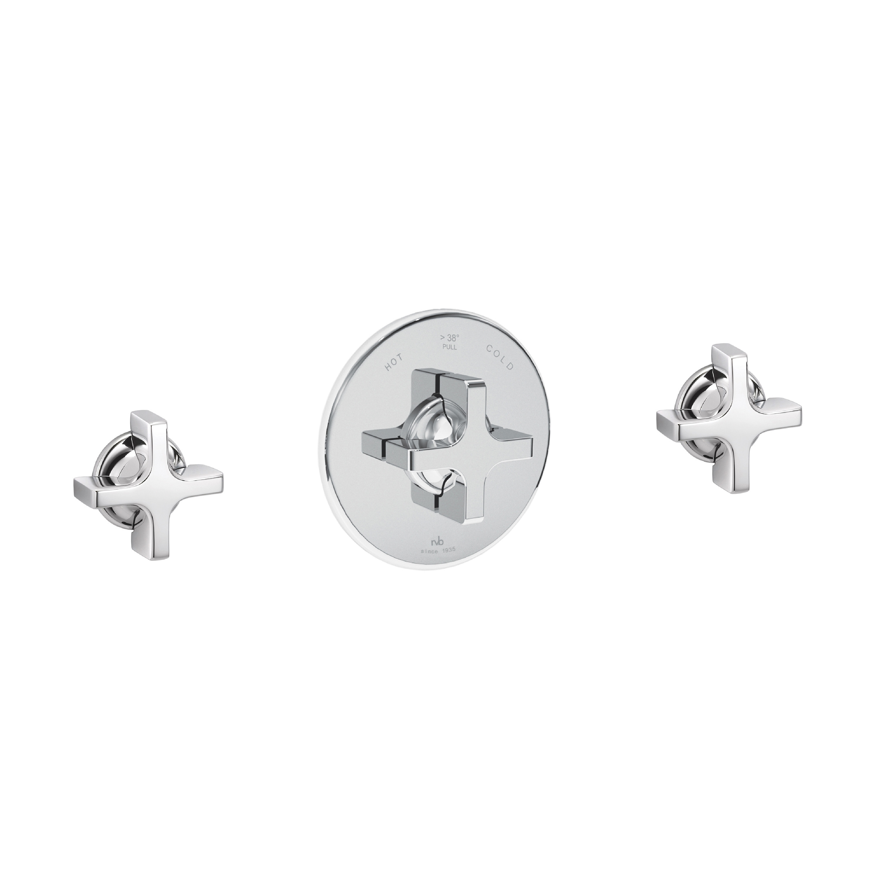 Mostrar el producto Times | Concealed shower thermostat with 2 valves del fabricante rvb