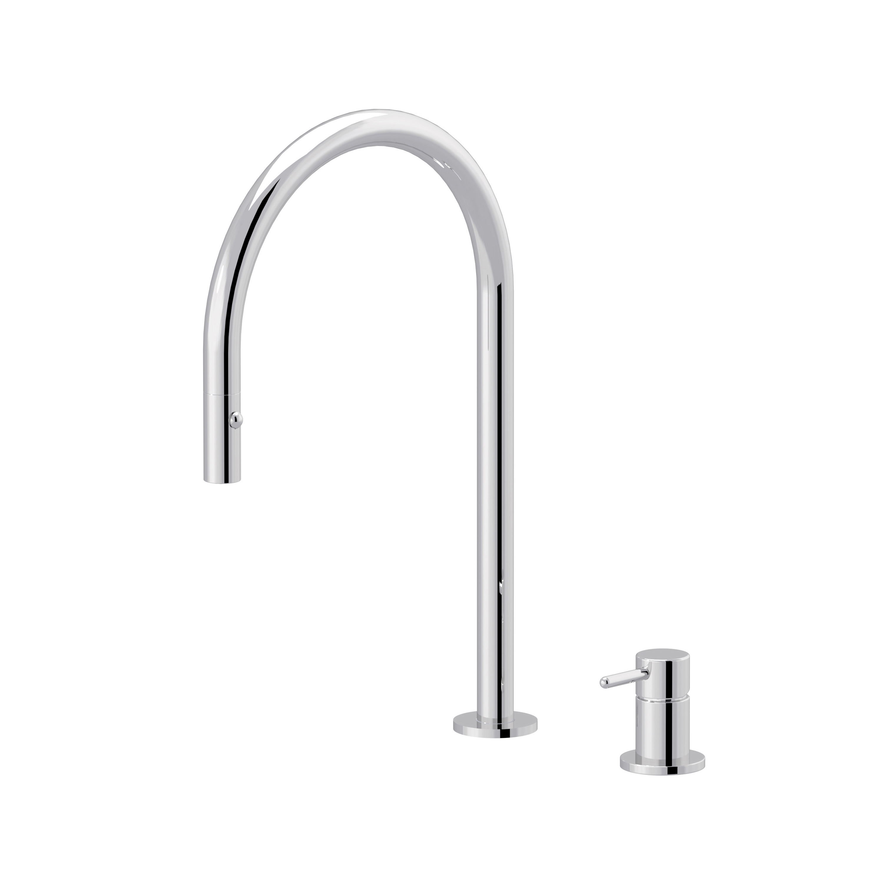 Mostrar el producto Plug | 2-hole kitchen mixer with integrated handshower del fabricante rvb