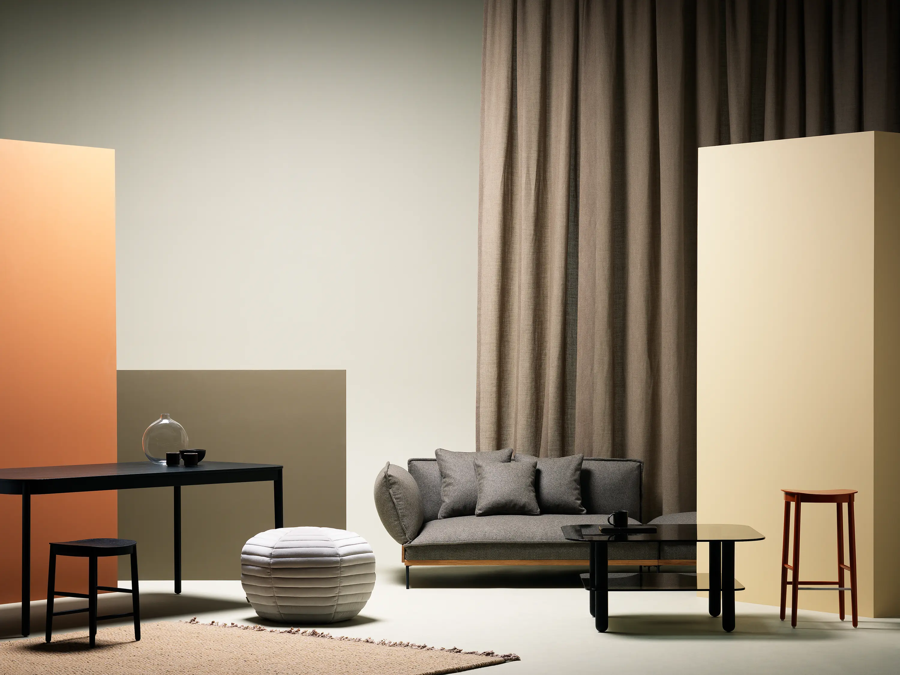 Fogia - Jord Sofa 2 seater with armrests