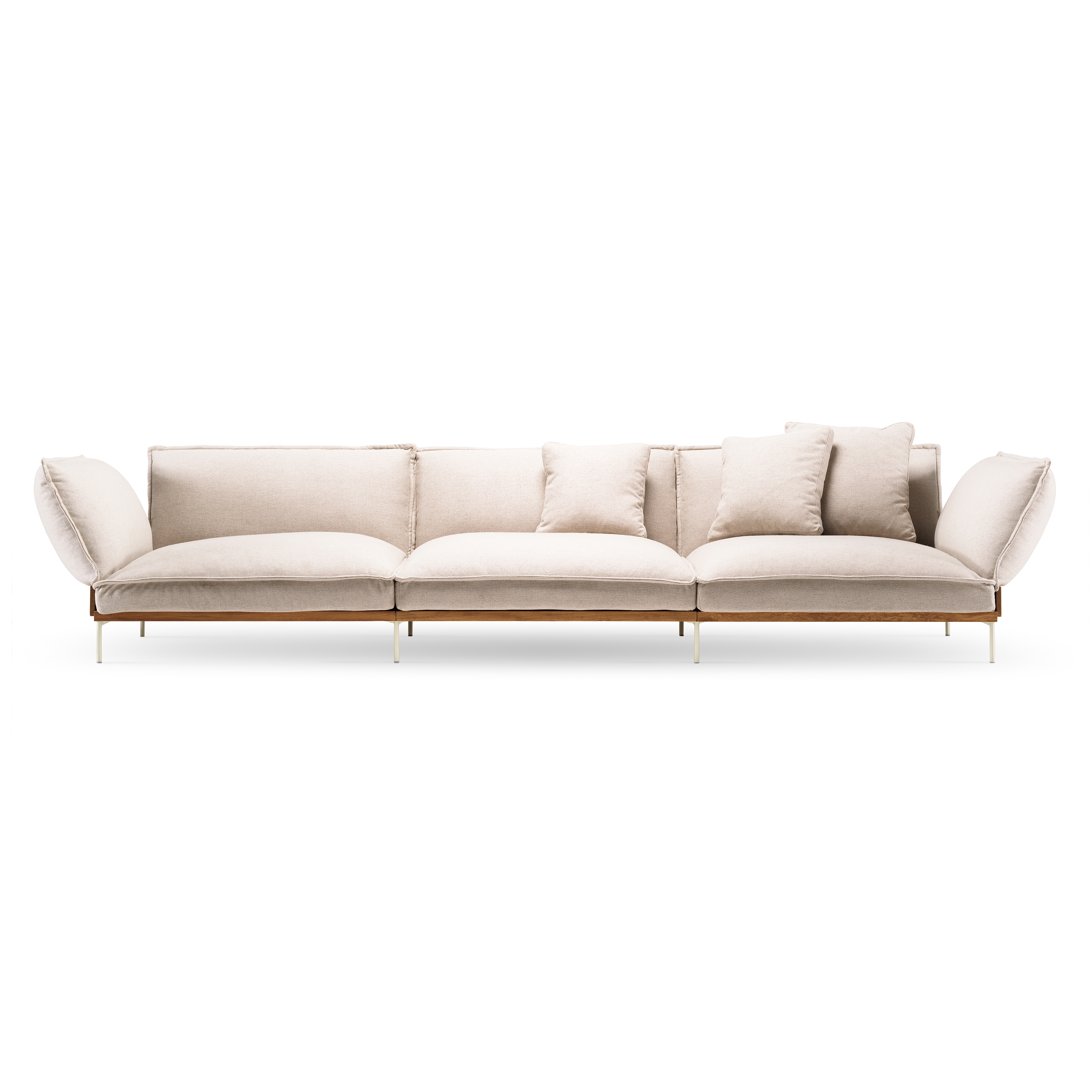 Mostra il prodotto Jord Sofa 3 seater with armrests del produttore Fogia