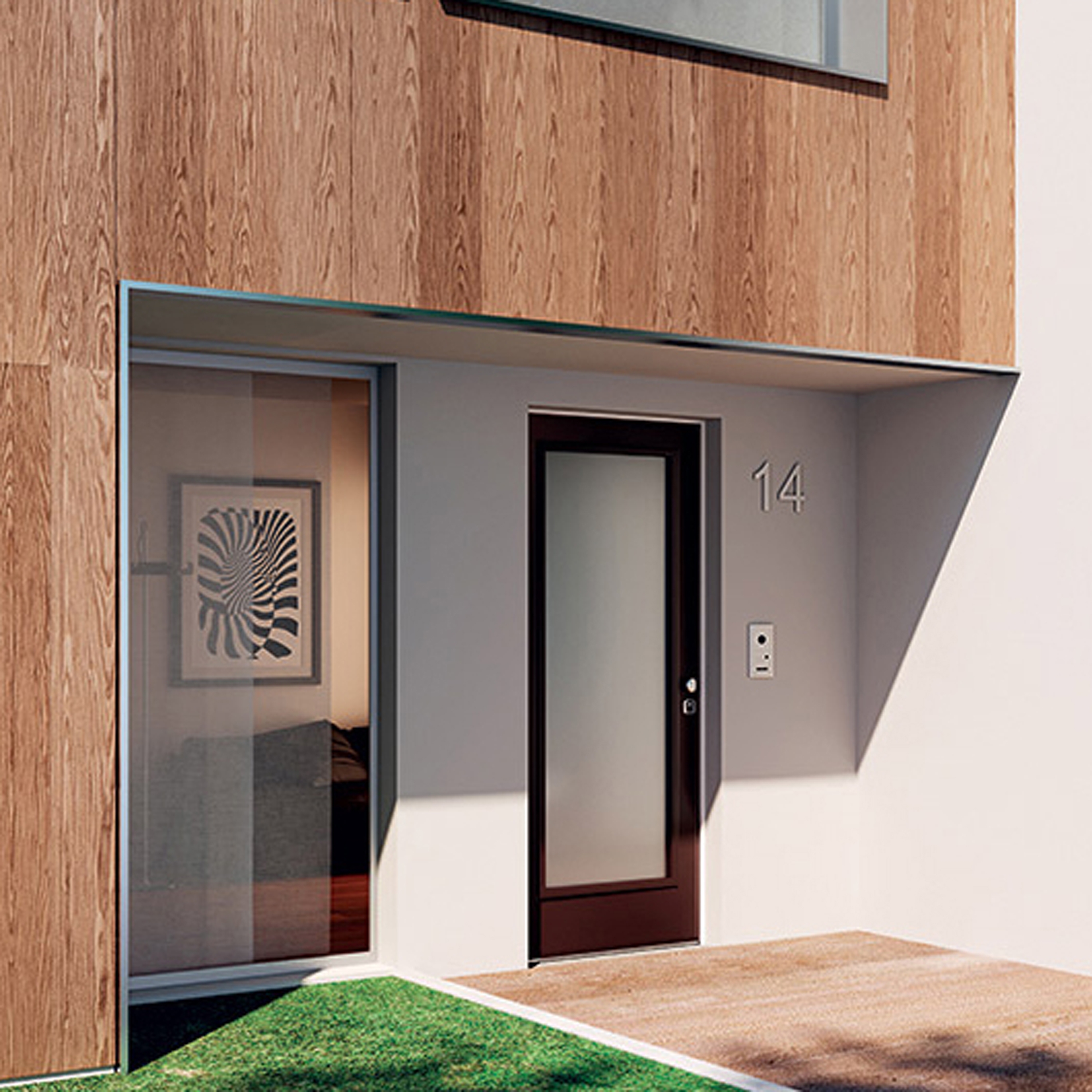 Produkt Opentech with glass insert des Herstellers Di.Bi. Porte Blindate anzeigen