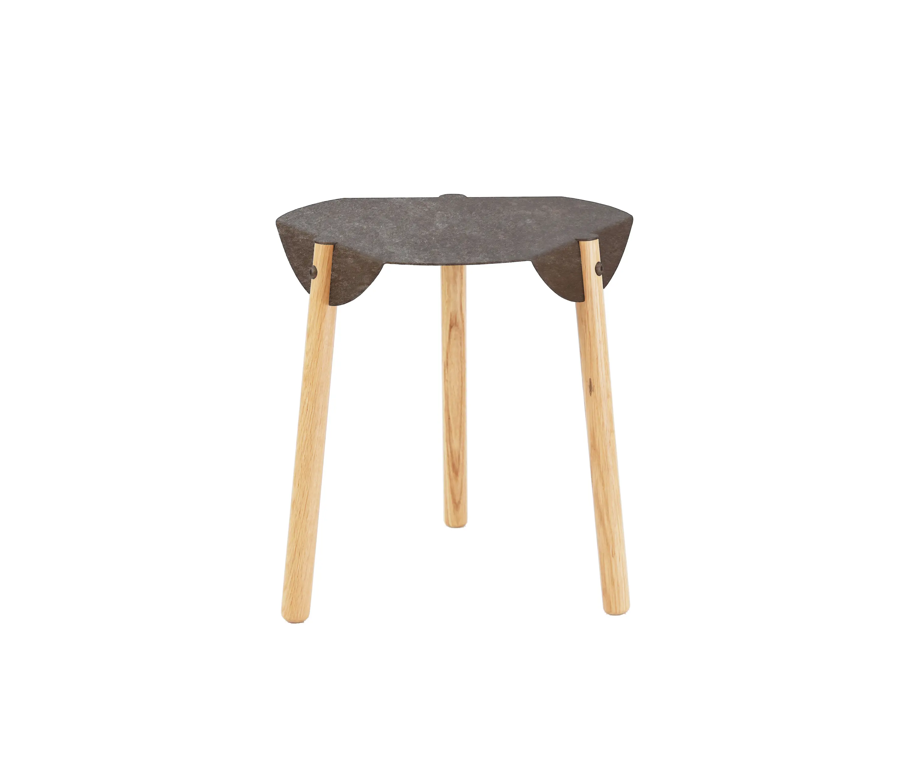 Hyfen - Note End Table - Rusted Steel Version