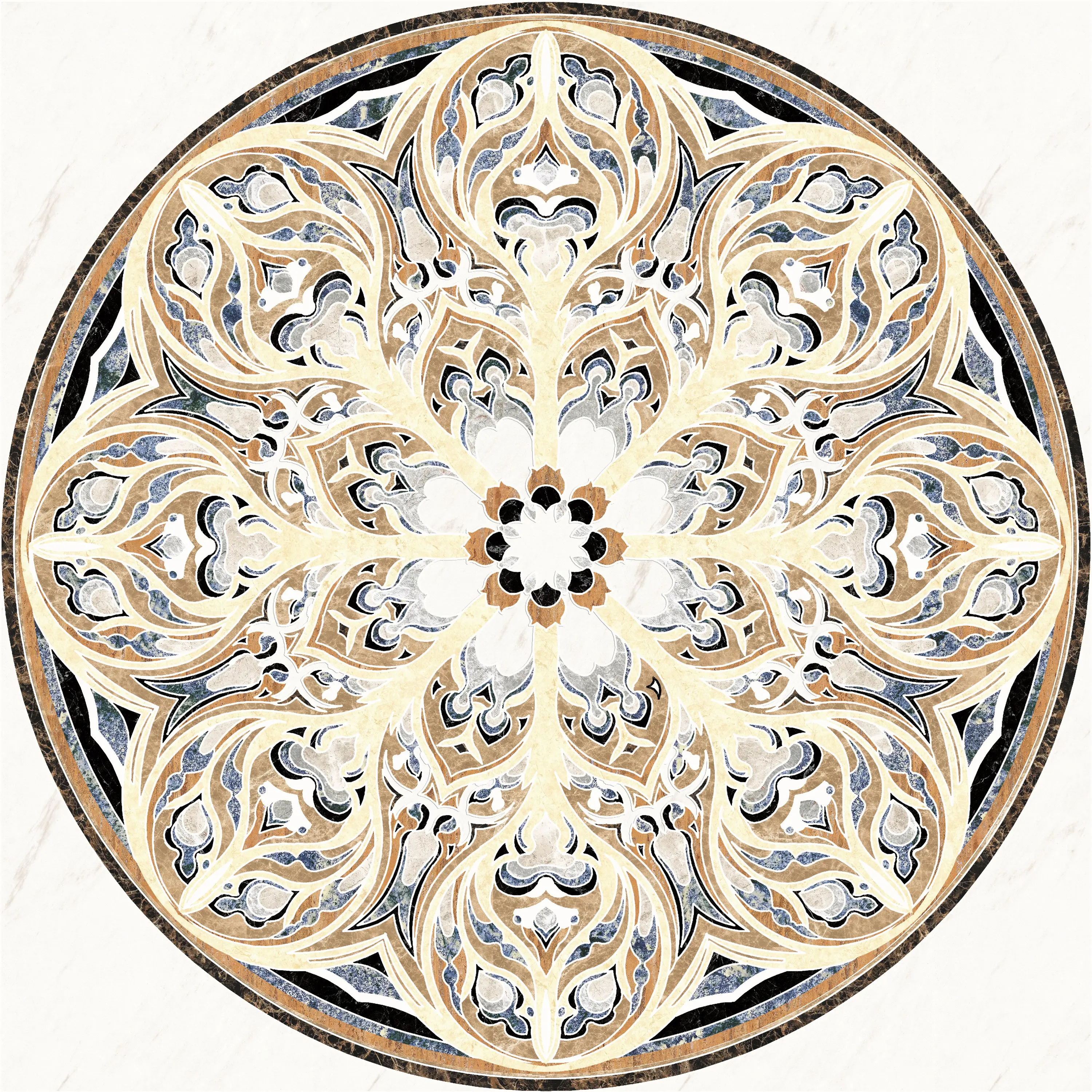 Gani Marble Tiles - Medallion Round | PH072