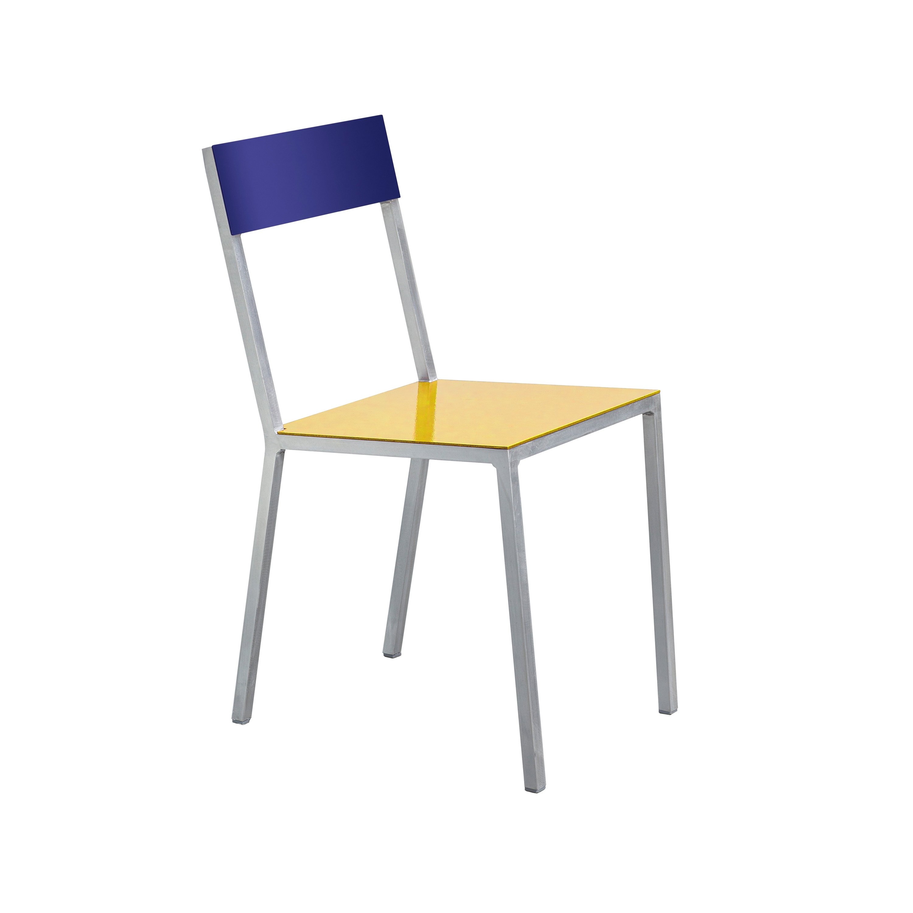 alu chair | yellow_candy blue