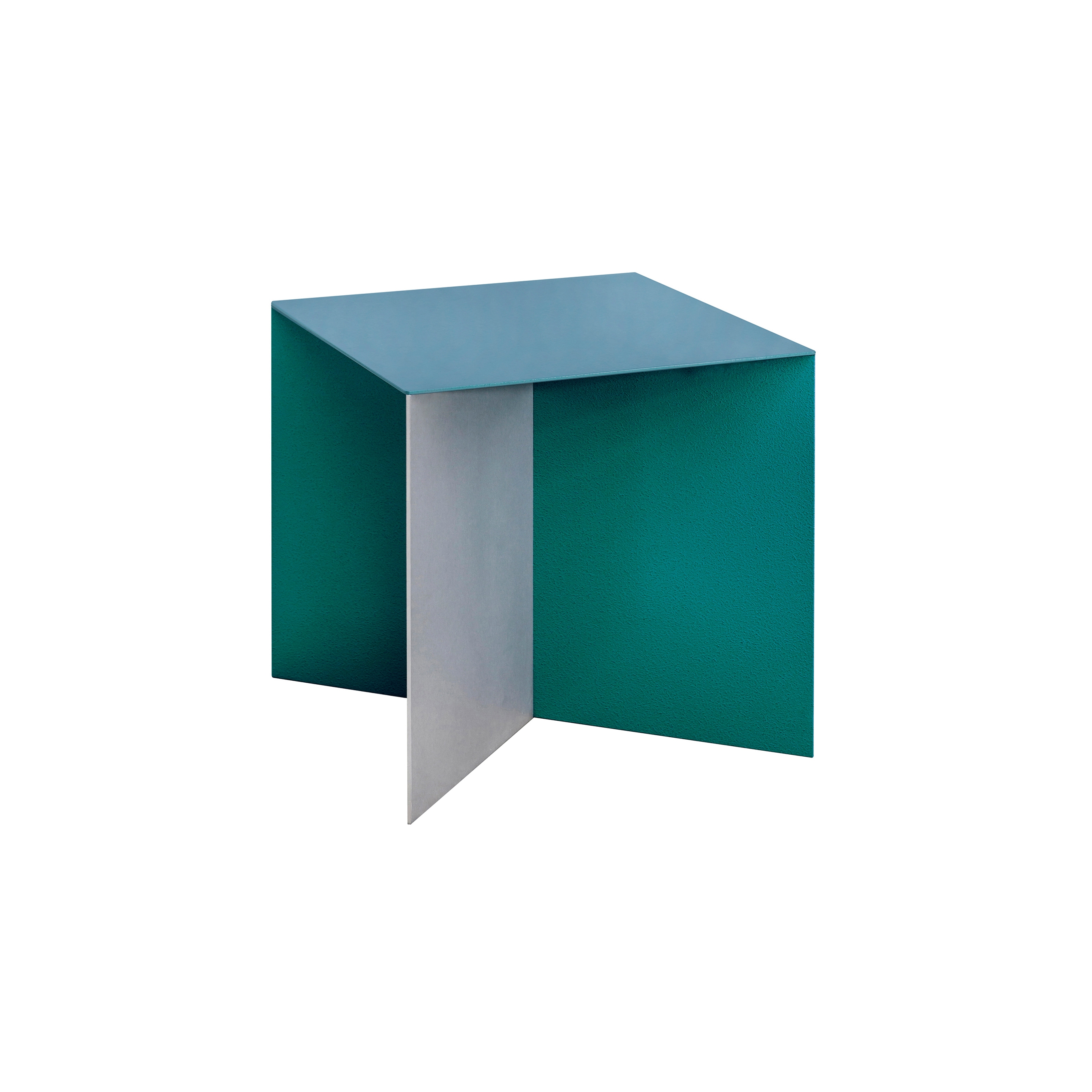 alu square | hammerpaint blue top
