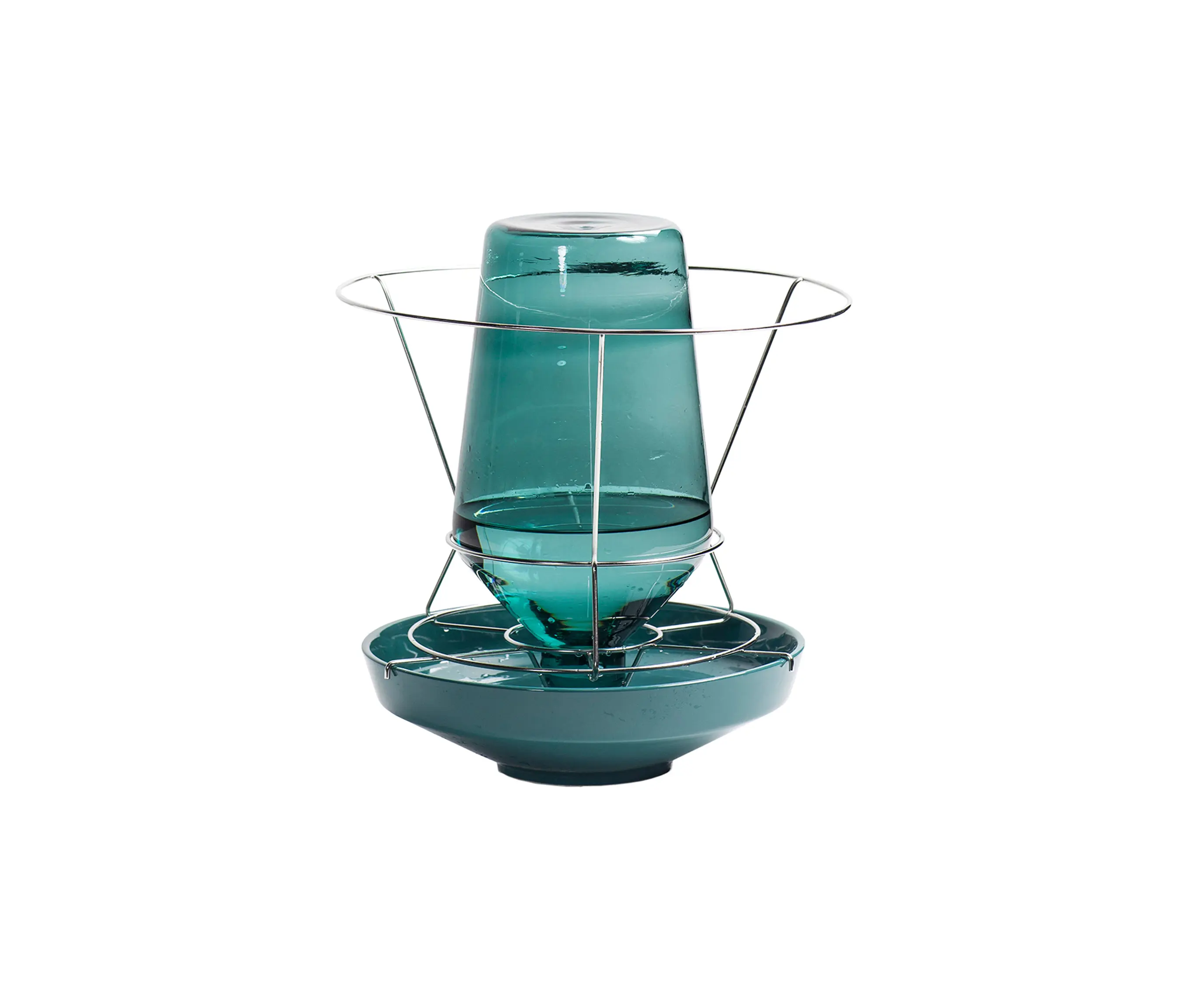valerie_objects - hidden vase | small dark green