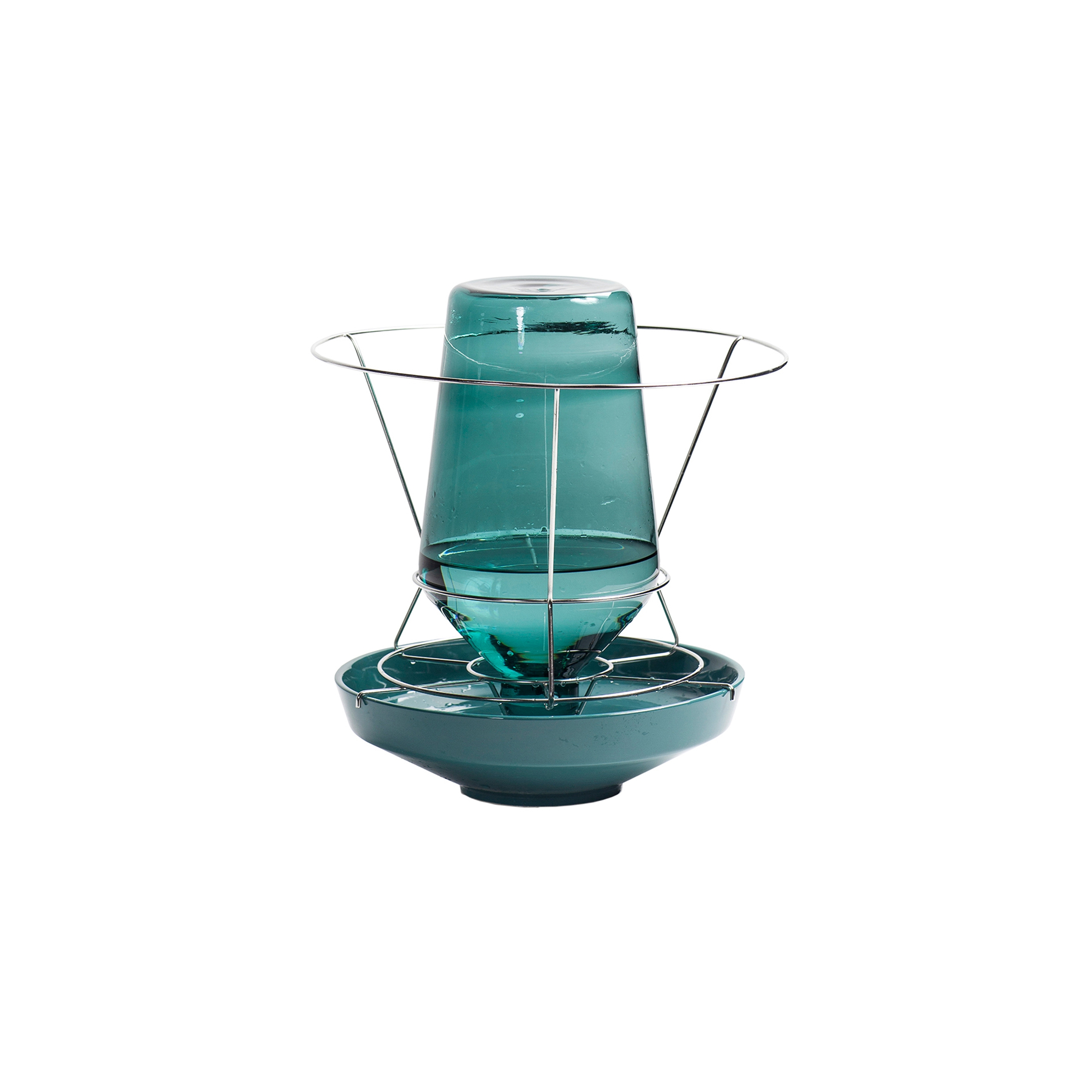 Afficher le produit hidden vase | small dark green du fabricant valerie_objects