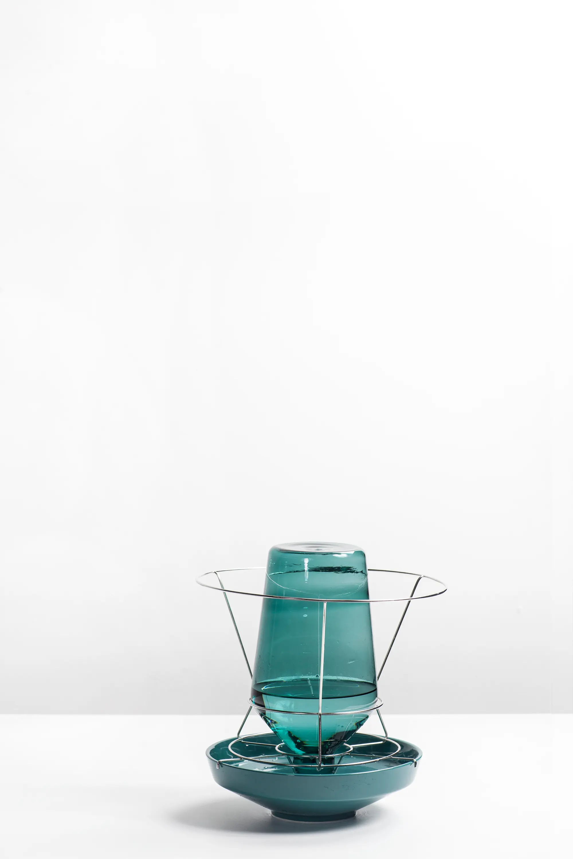 valerie_objects - hidden vase | small dark green