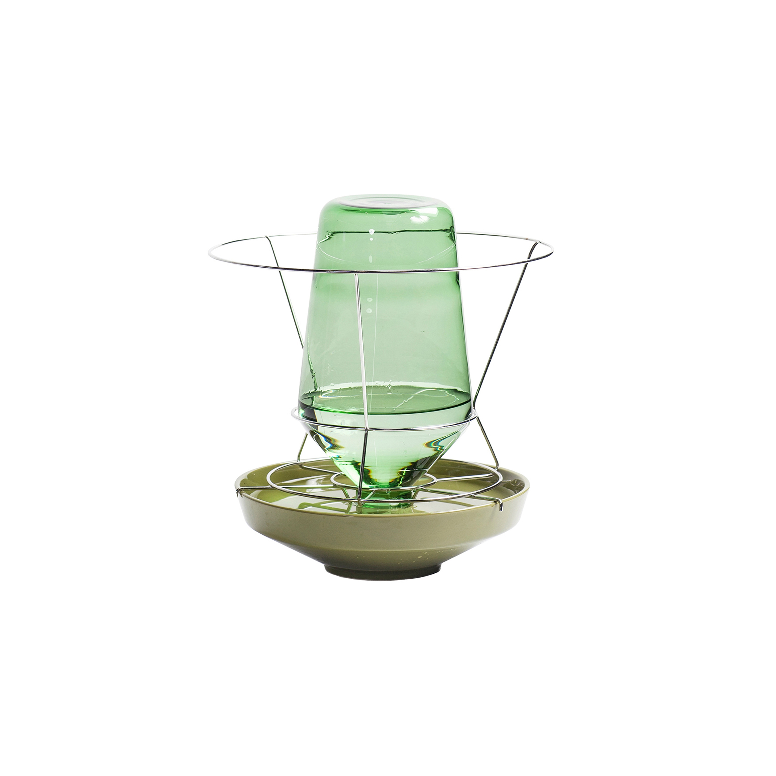 hidden vase | small green